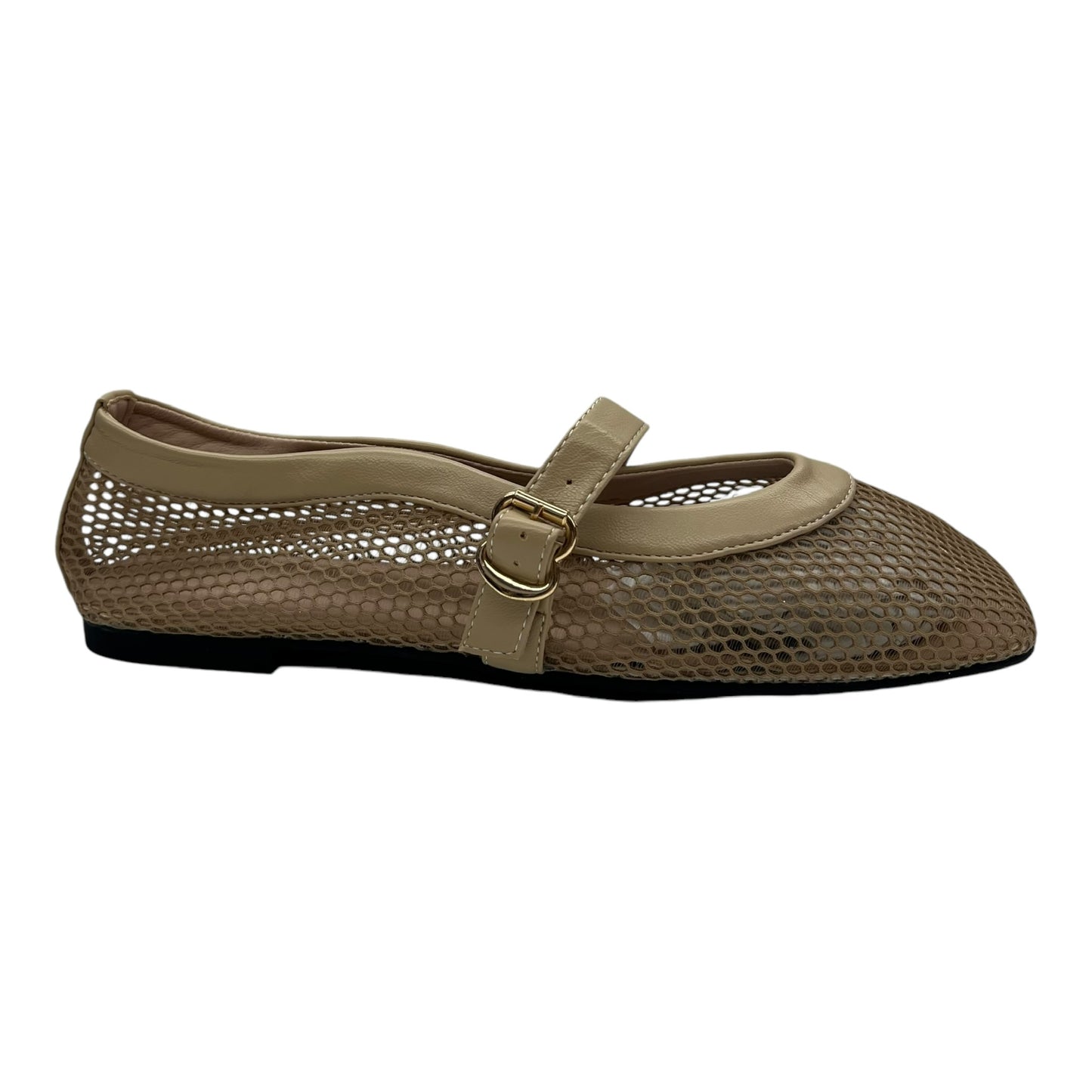 Shoes Flats By Clothes Mentor In Tan, Size:11.5