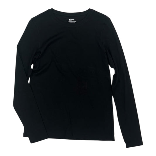 Top Ls By Members Mark In Black, Size:M
