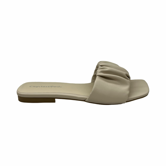 Sandals Flats By City Classified In Tan, Size:8.5