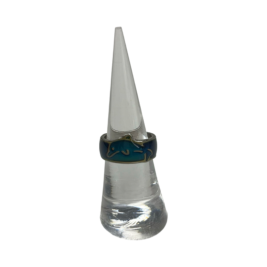 Ring Band By Clothes Mentor In Multi, Size:6