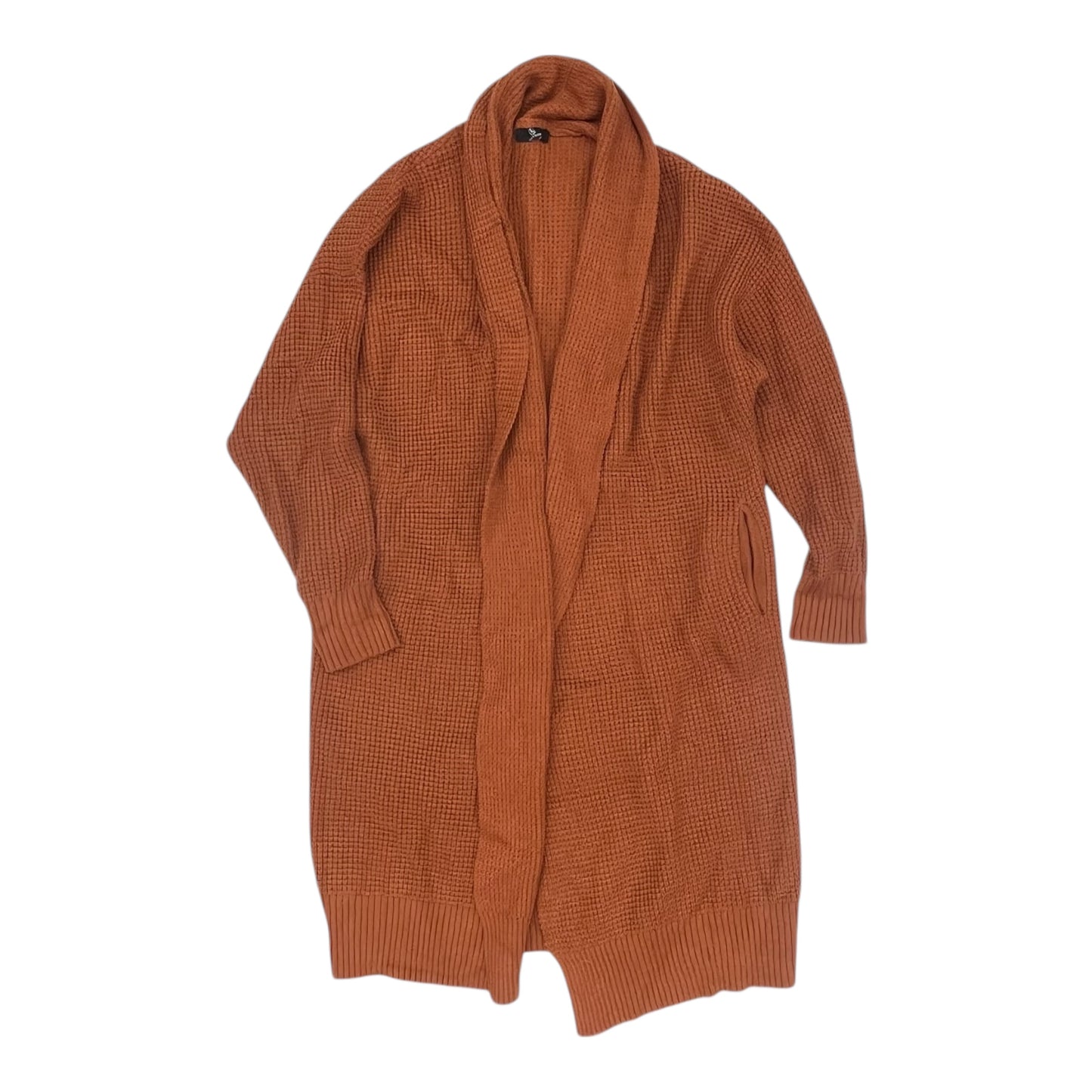 Sweater Cardigan By Lillusory In Brown, Size:M