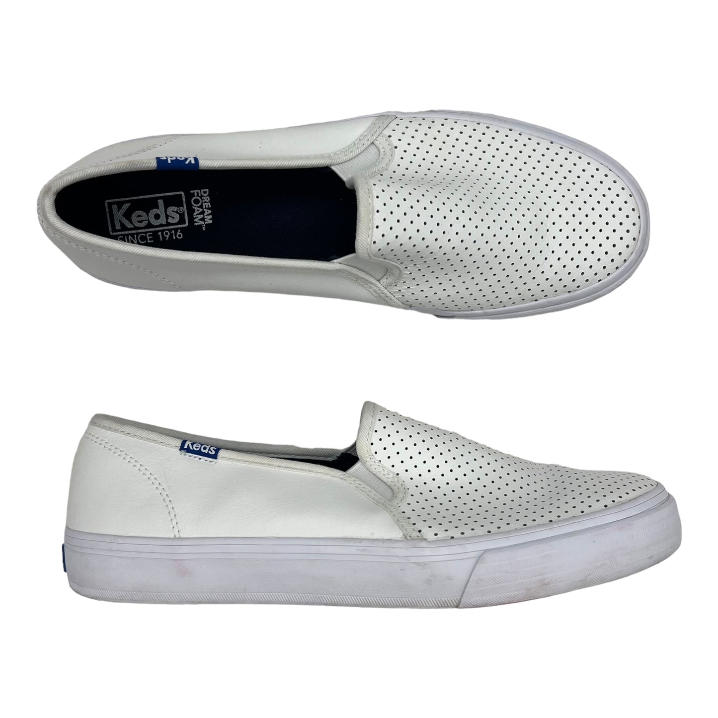 WHITE SHOES FLATS by KEDS Size:8.5