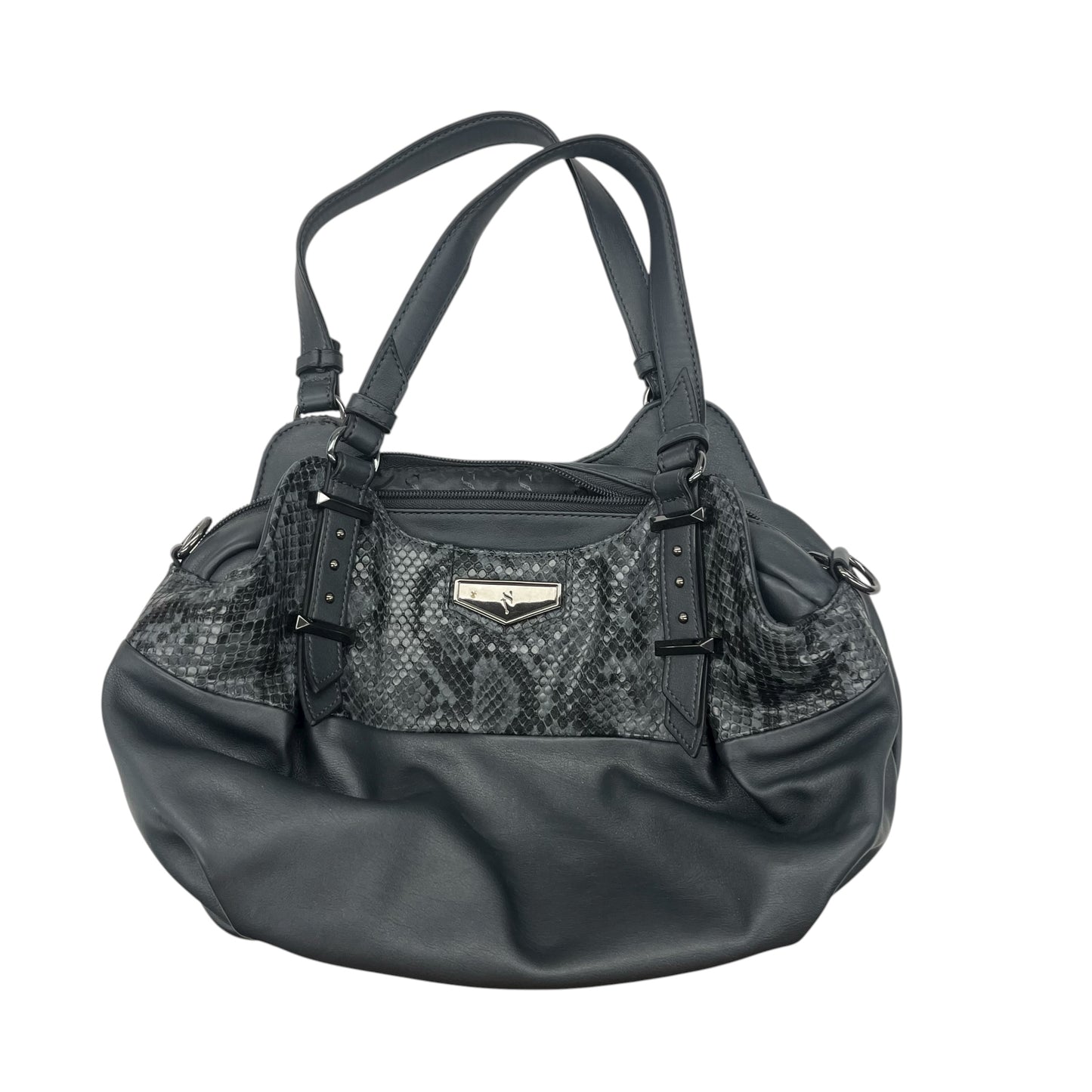 Handbag By Simply Vera In Grey, Size:Medium