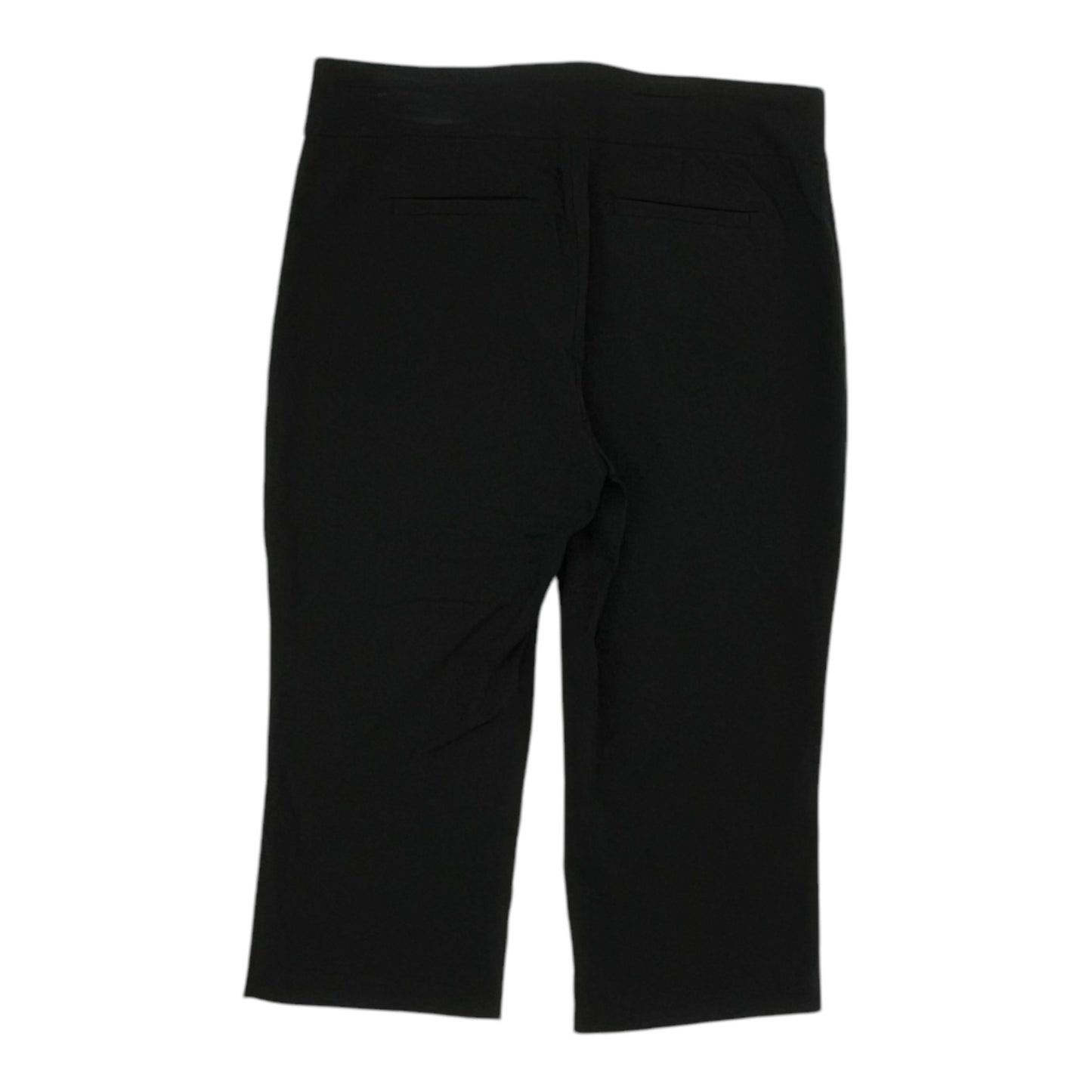 Pants Cropped By Croft And Barrow In Black, Size:12