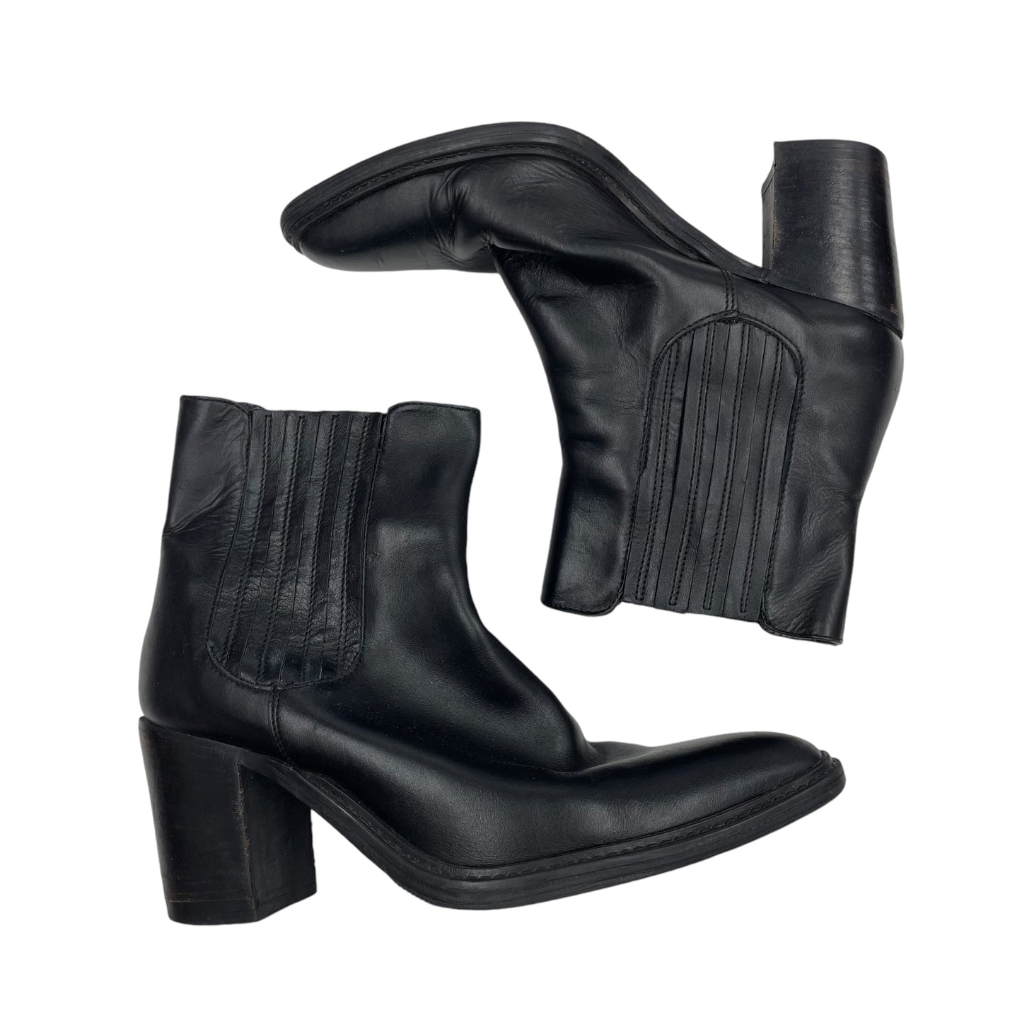 Boots Leather By Barneys Ny In Black, Size:8