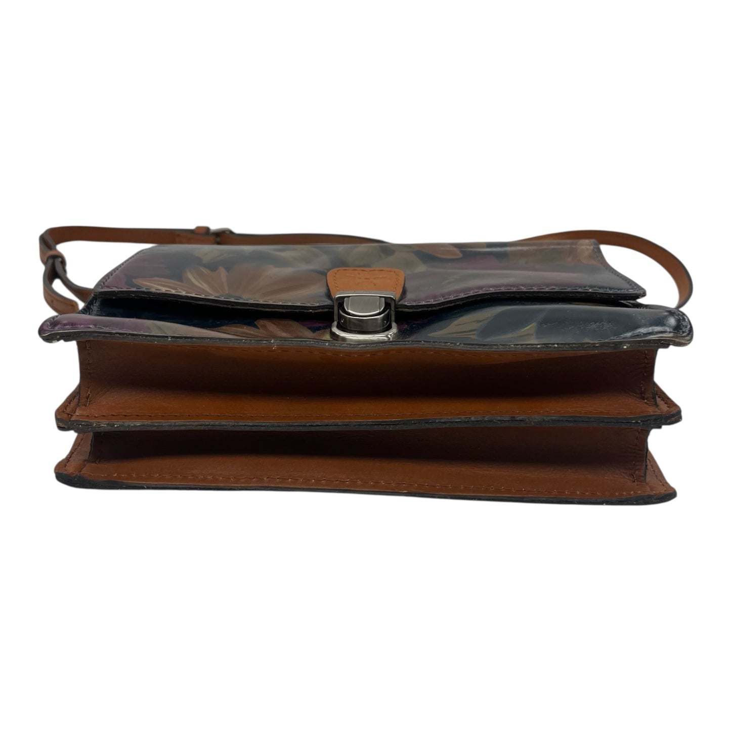 Crossbody Designer By Patricia Nash In Floral Print, Size:Medium