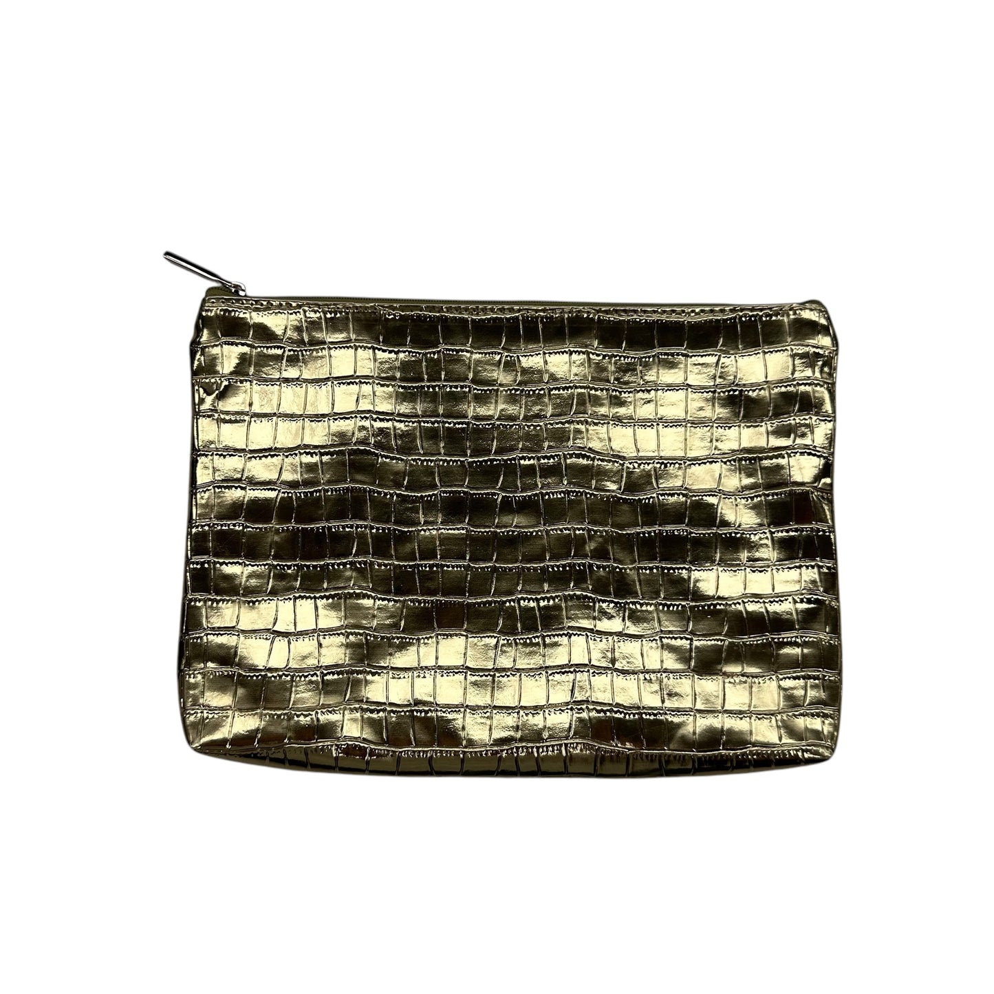 Clutch By Loft In Gold, Size:Medium