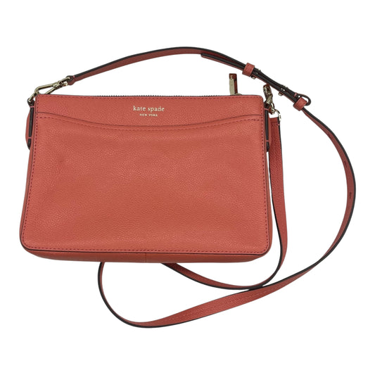 Crossbody Designer By Kate Spade In Orange, Size:Medium
