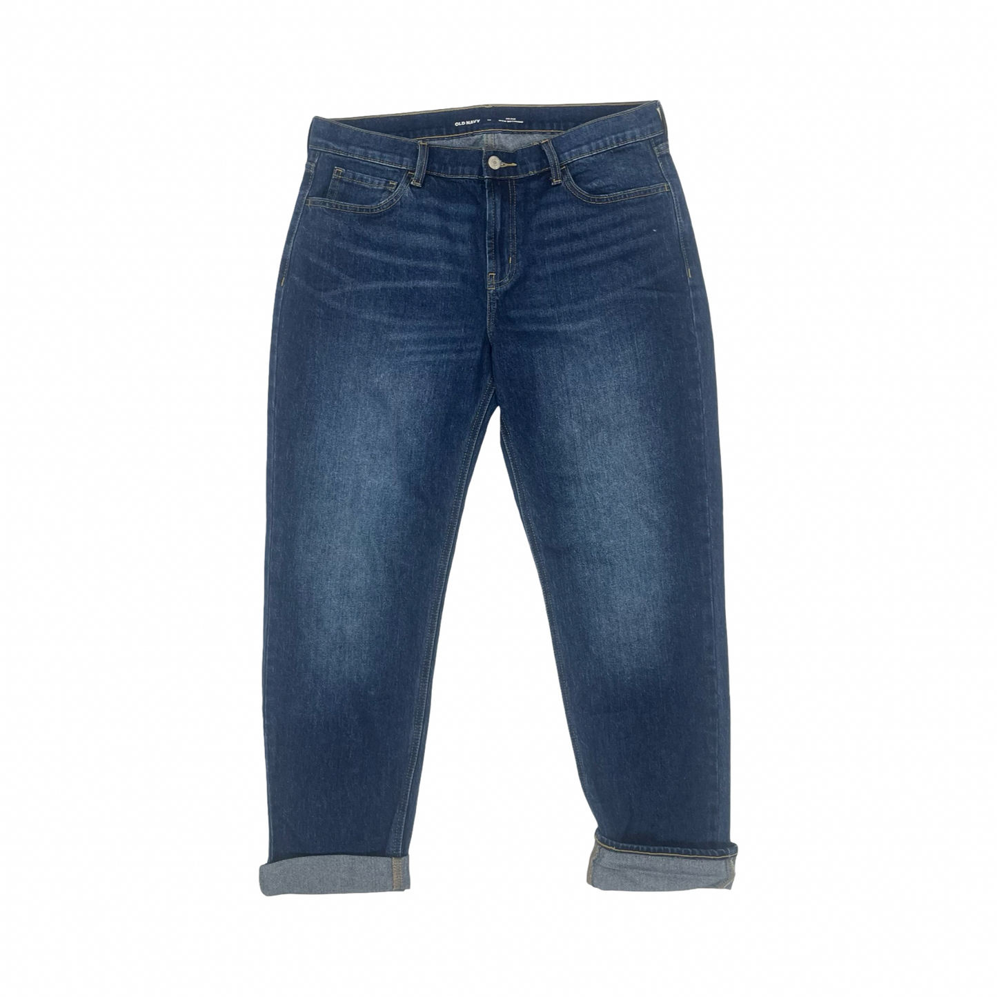 Jeans Boyfriend By Old Navy In Blue Denim, Size:12