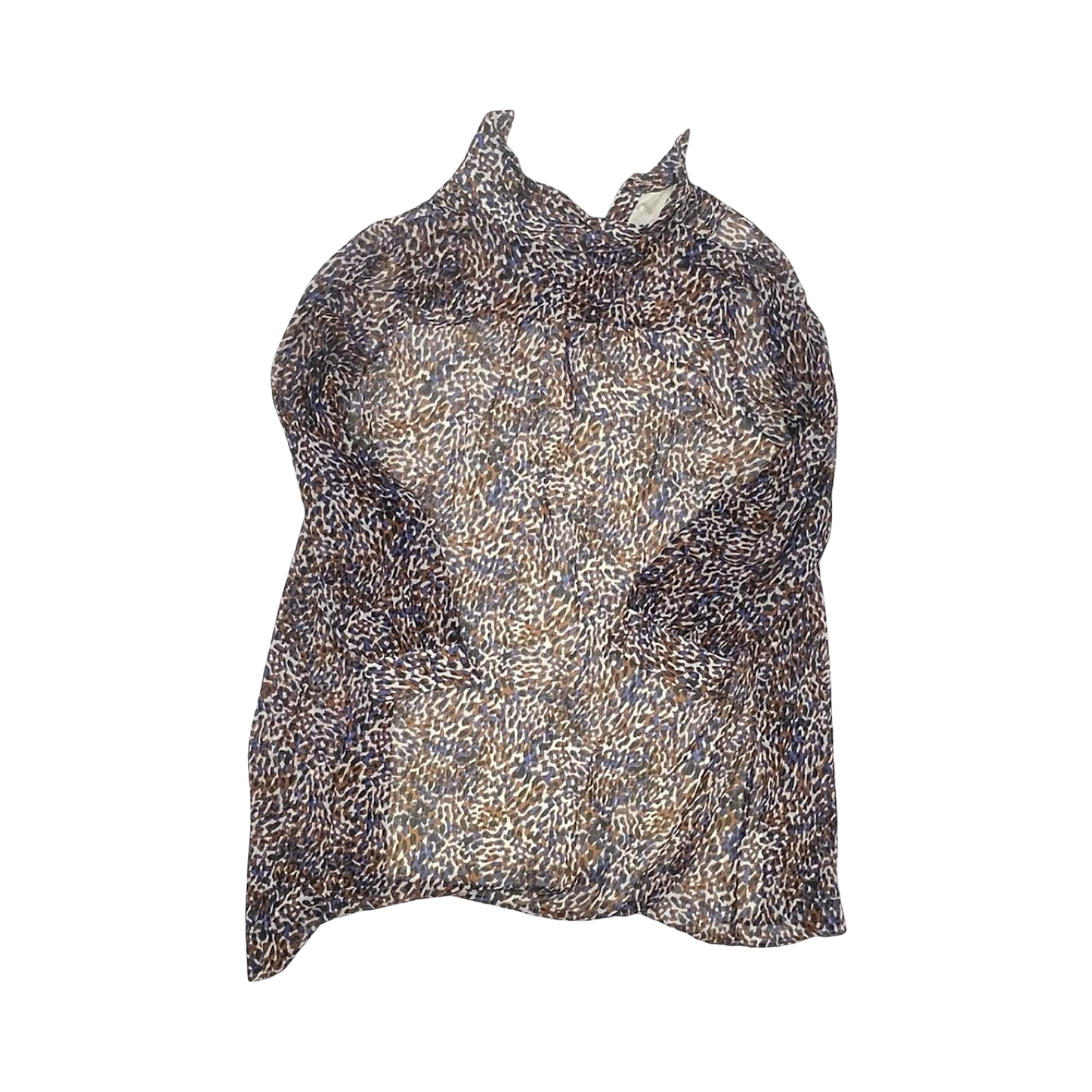 Dress Casual Short By Nine West In Blue & Brown, Size:Xxl