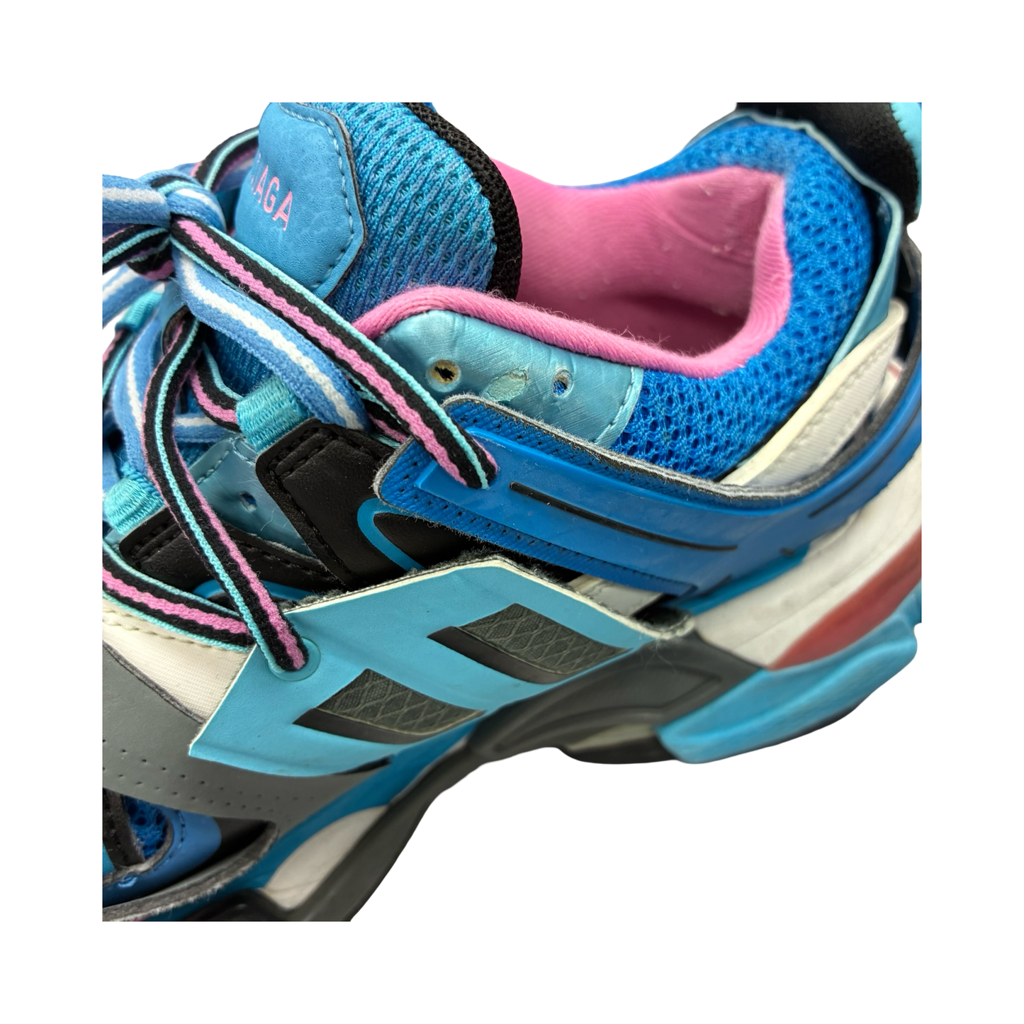 Shoes Luxury Designer By Balenciaga In Blue, Size:8