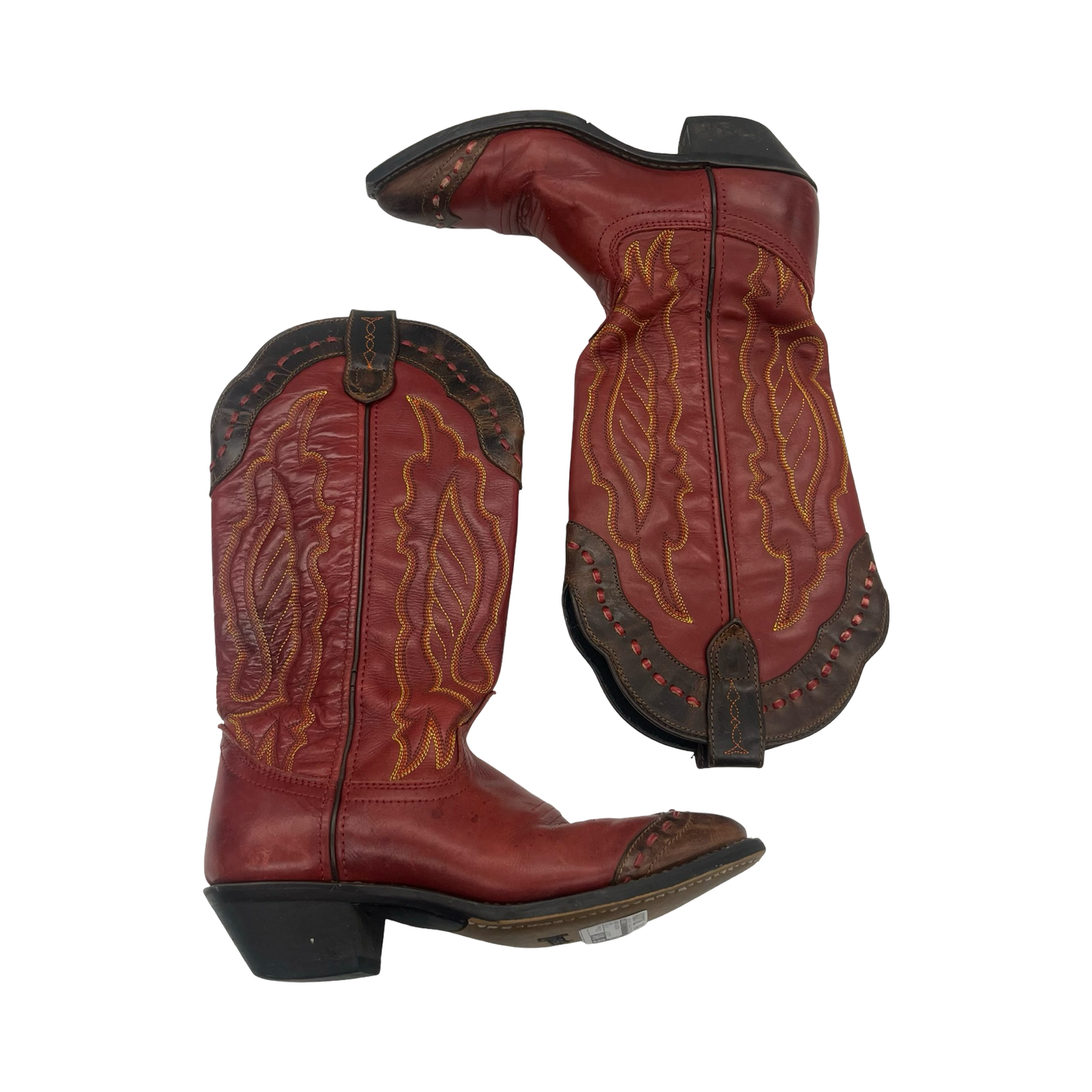 Boots Western By Laredo In Red, Size:6.5