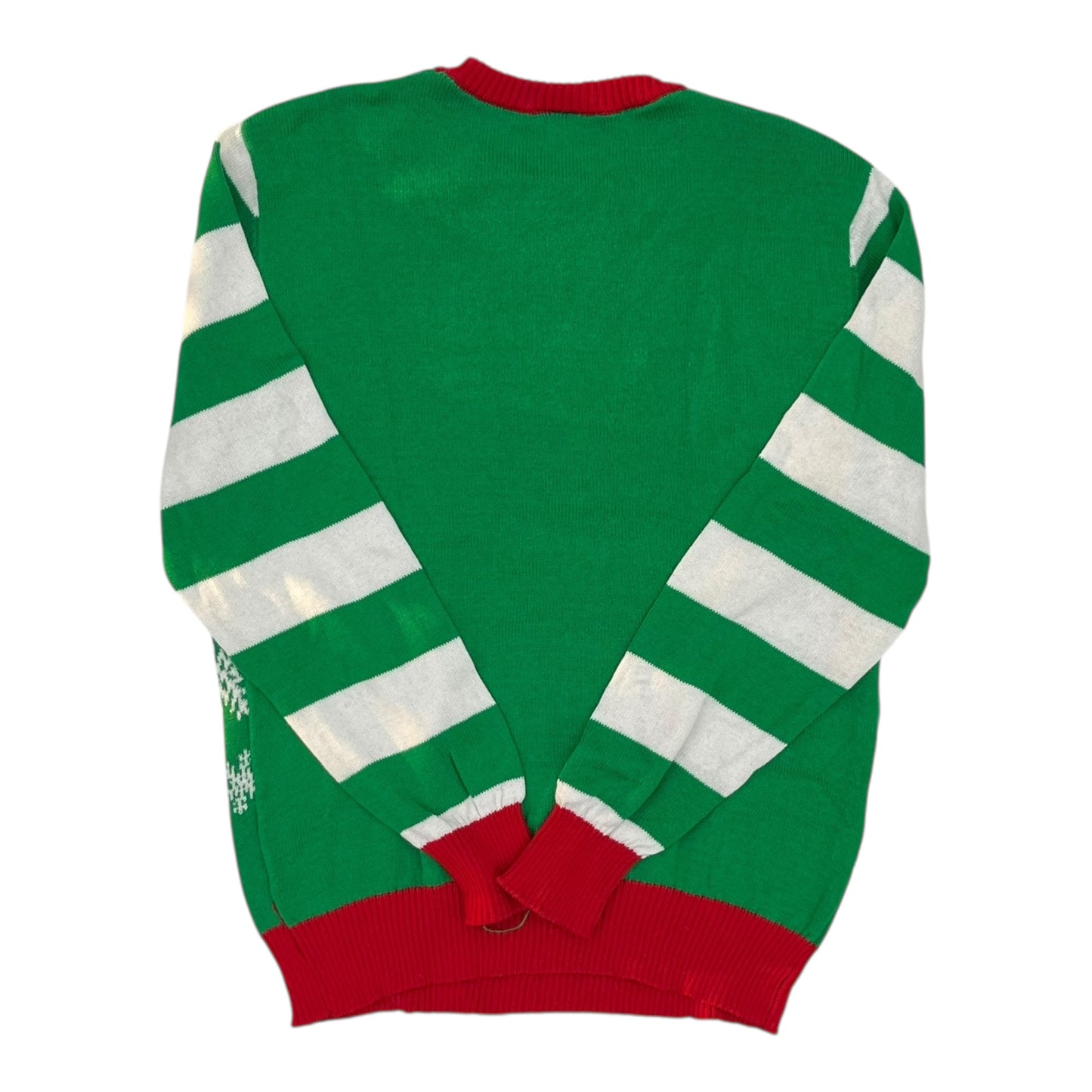 Sweater By Clothes Mentor In Green & Red, Size:Xl