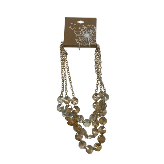 Necklace Layered By Clothes Mentor In Gold