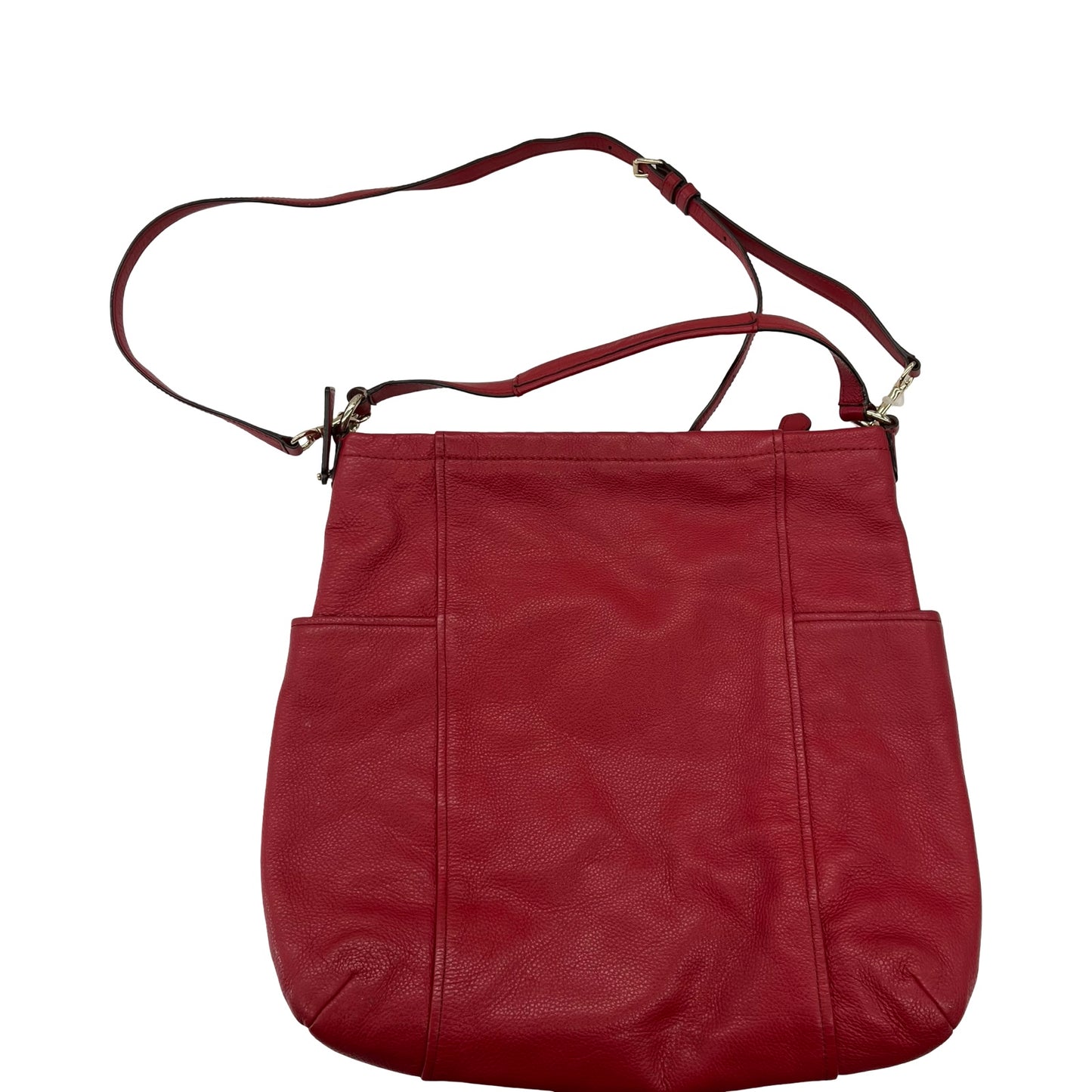 Handbag Designer By Coach In Red, Size:Medium