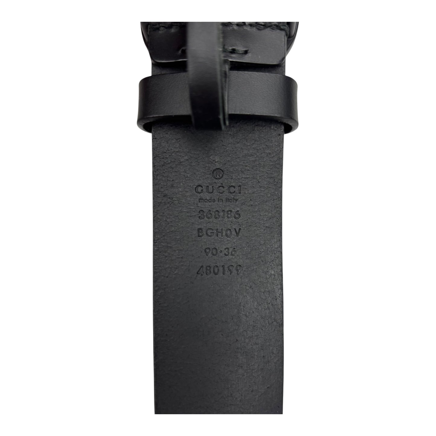 Belt Luxury Designer By Gucci In Black, Size:Small