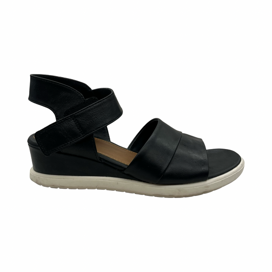 Sandals Heels Wedge By Sofft In Black, Size:8