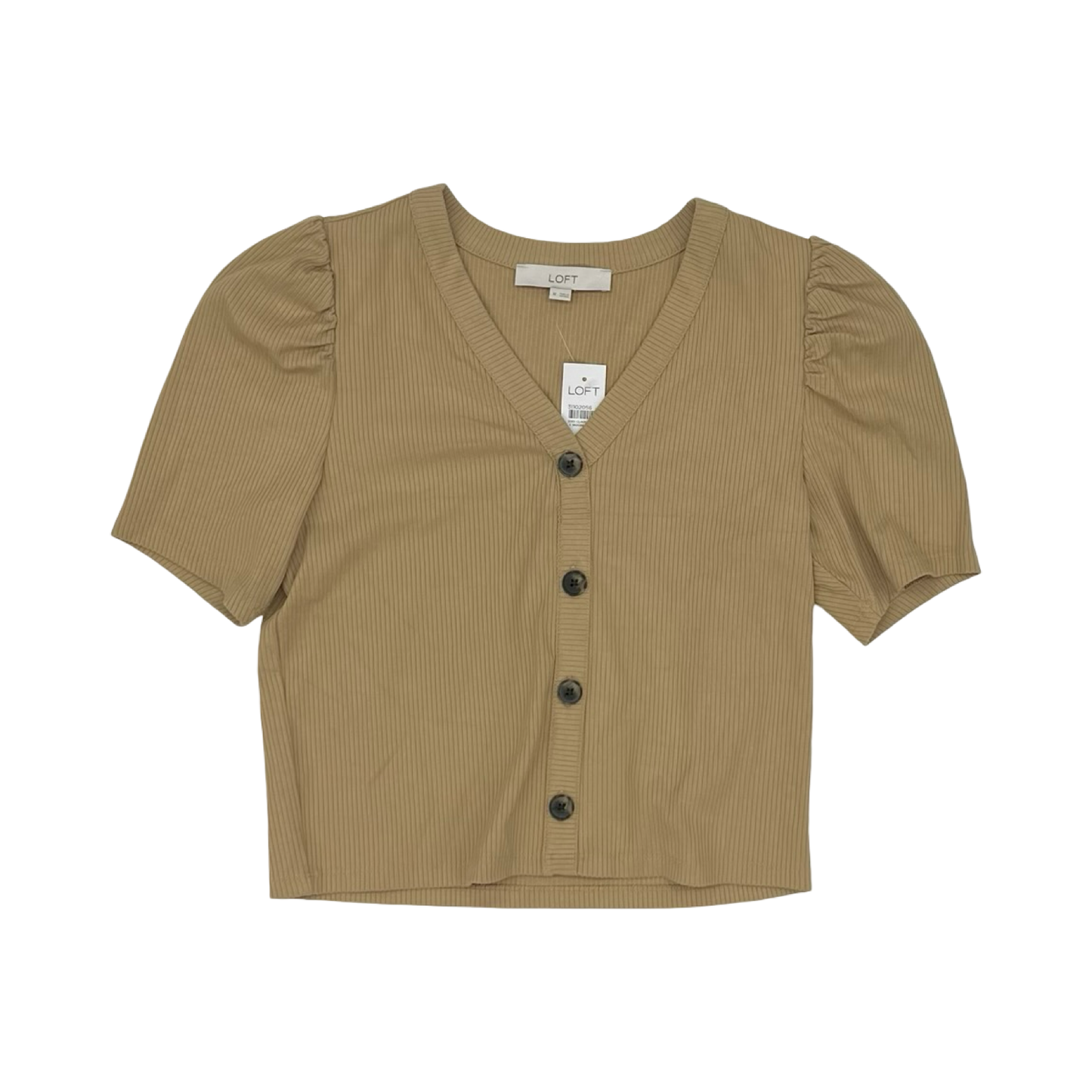 Top Ss By Loft In Tan, Size:M