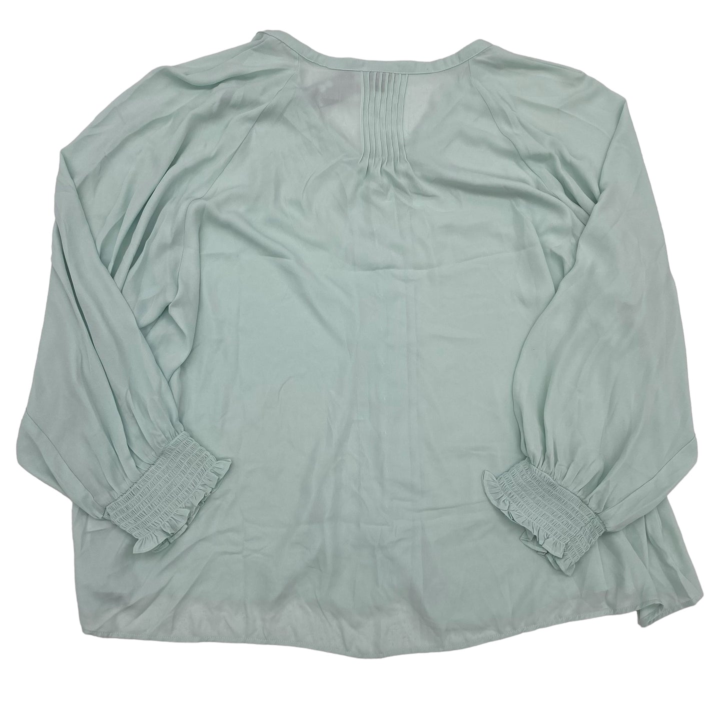 GREEN BLOUSE LS by TORRID Size:6