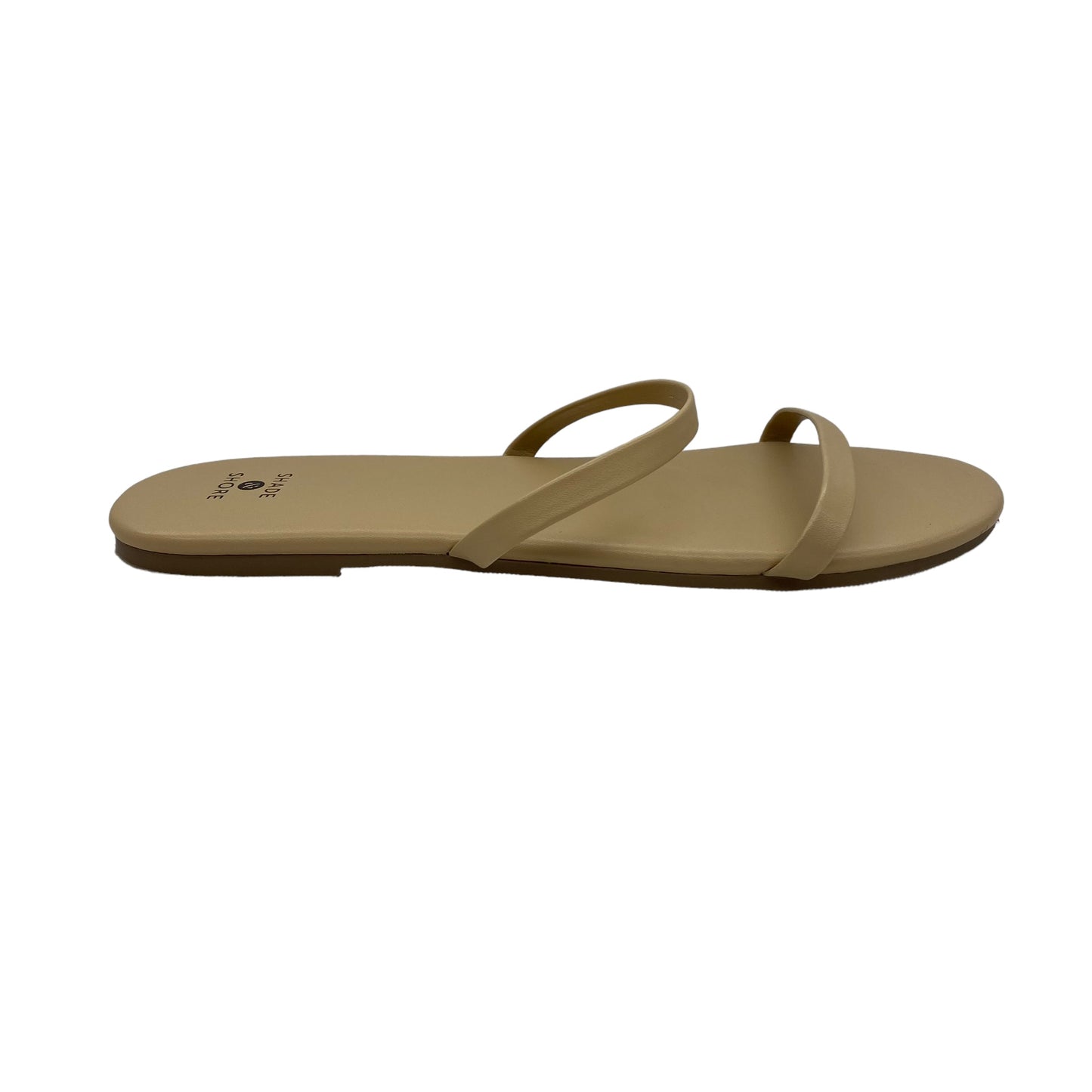 TAN SANDALS FLATS by SHADE & SHORE Size:9