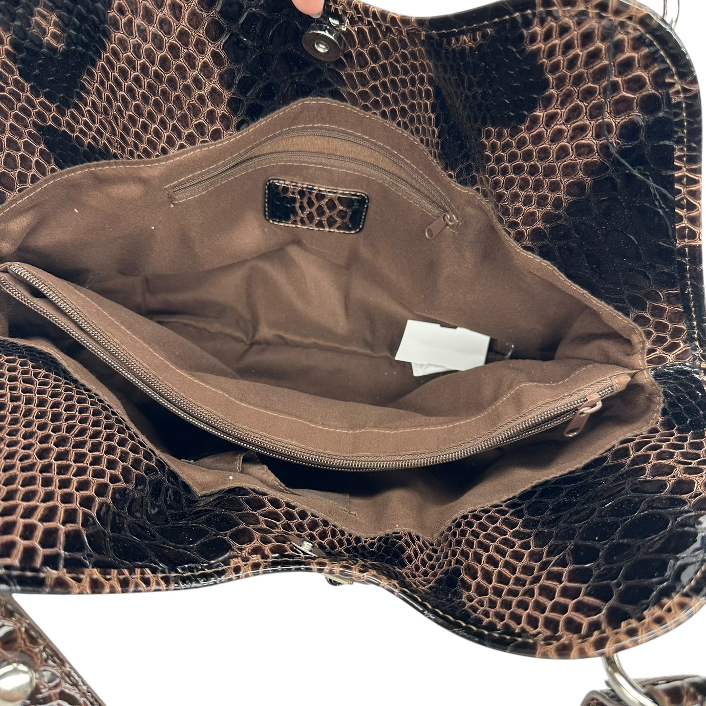 Handbag By Relic In Brown, Size:Medium