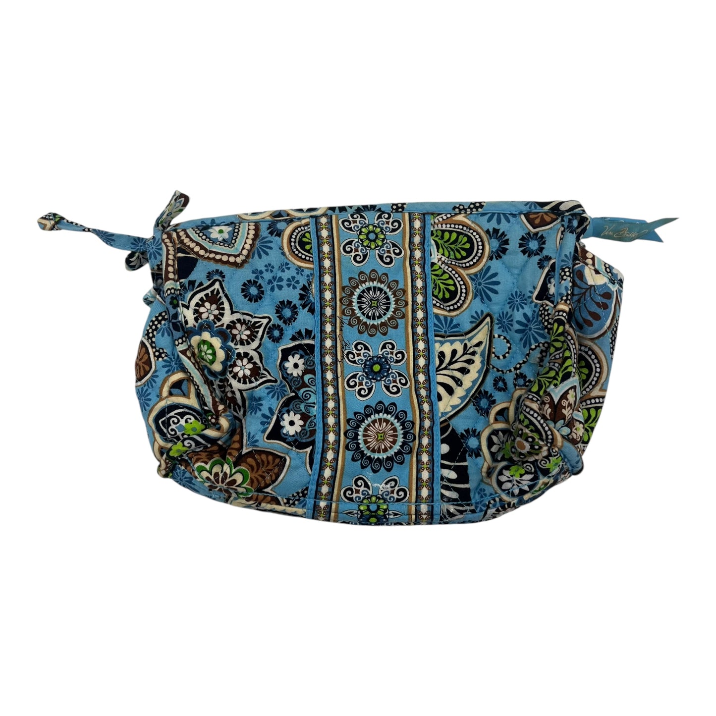 Makeup Bag By Vera Bradley In Blue, Size:Medium