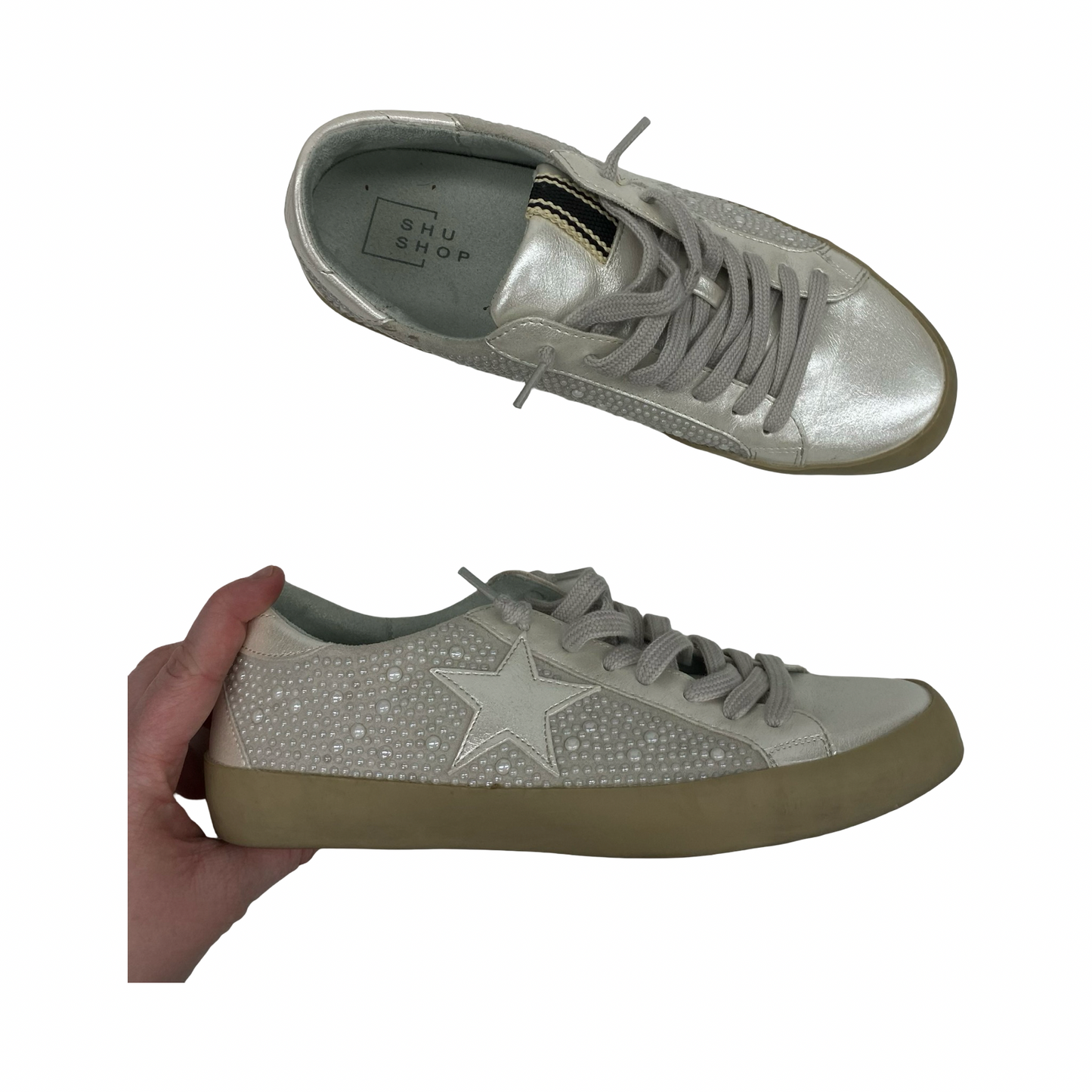 Shoes Sneakers By Shu Shop In Cream, Size:8