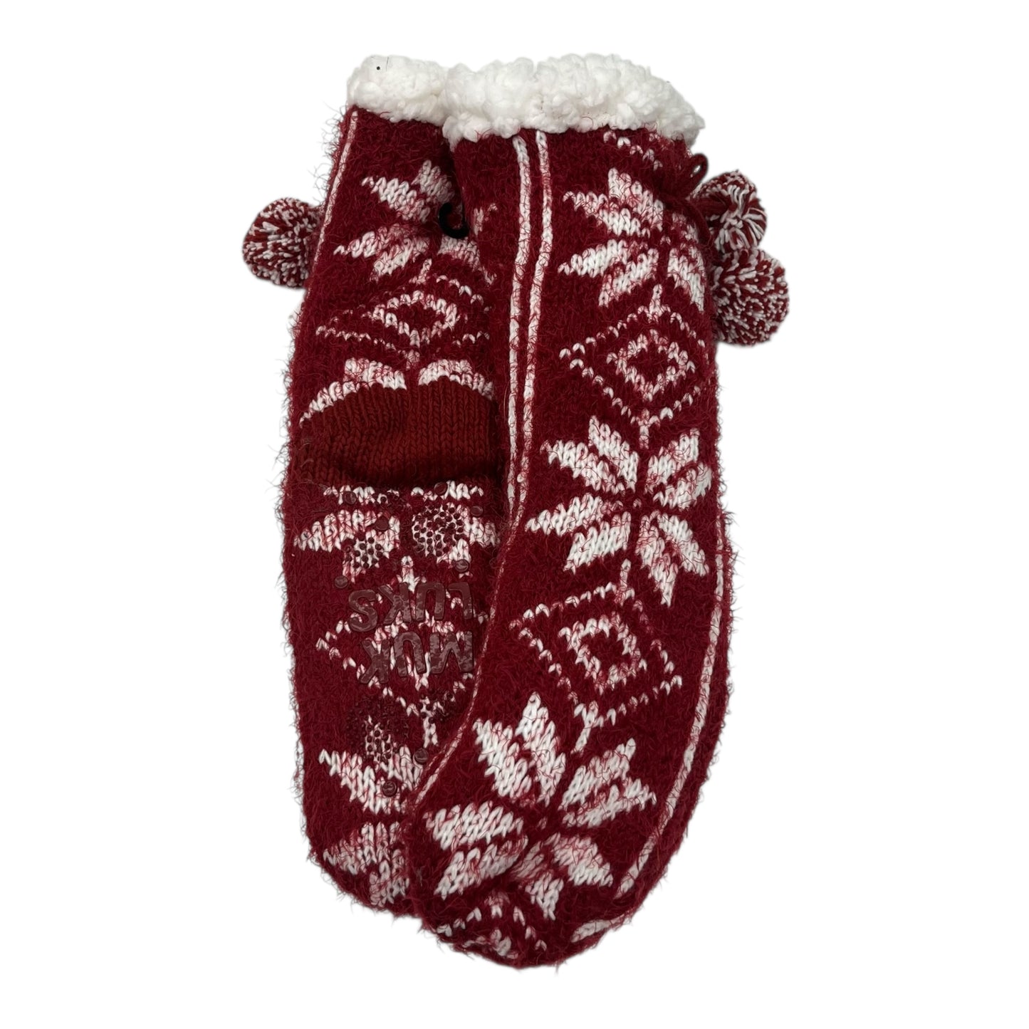 Socks By Clothes Mentor In Red, Size:8