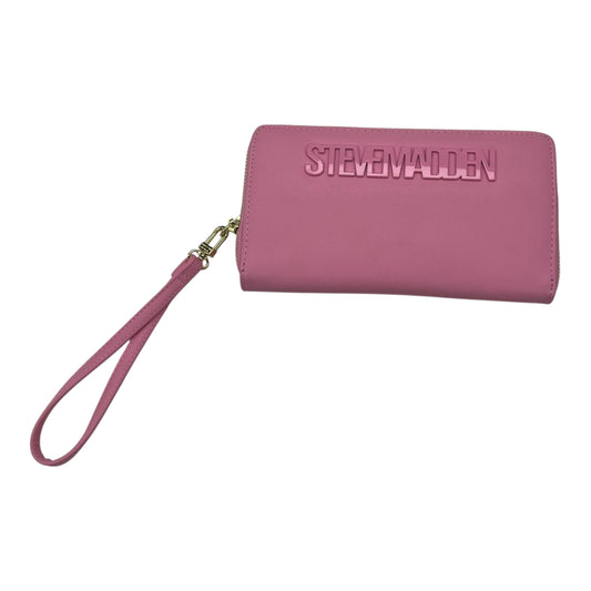 Wallet By Steve Madden In Pink, Size:Large