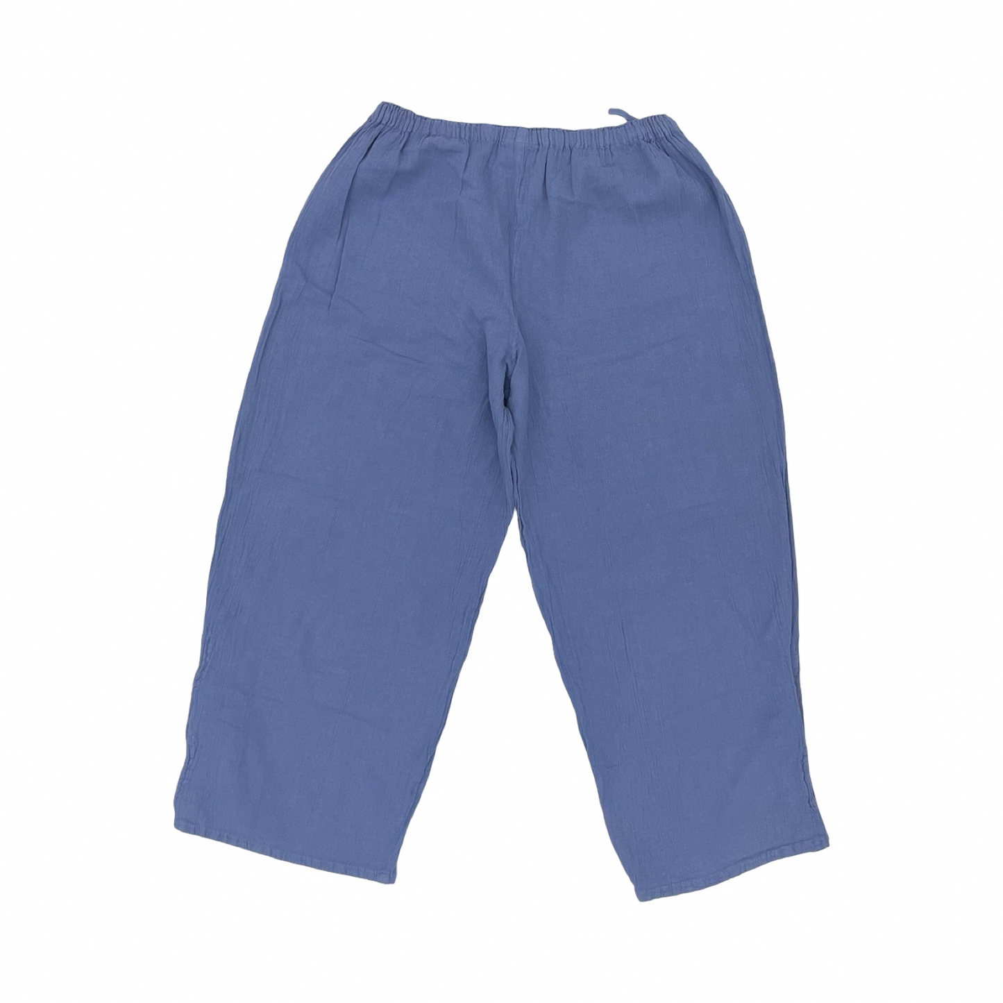 Pants Cropped By Oh My Gauze In Blue, Size:L