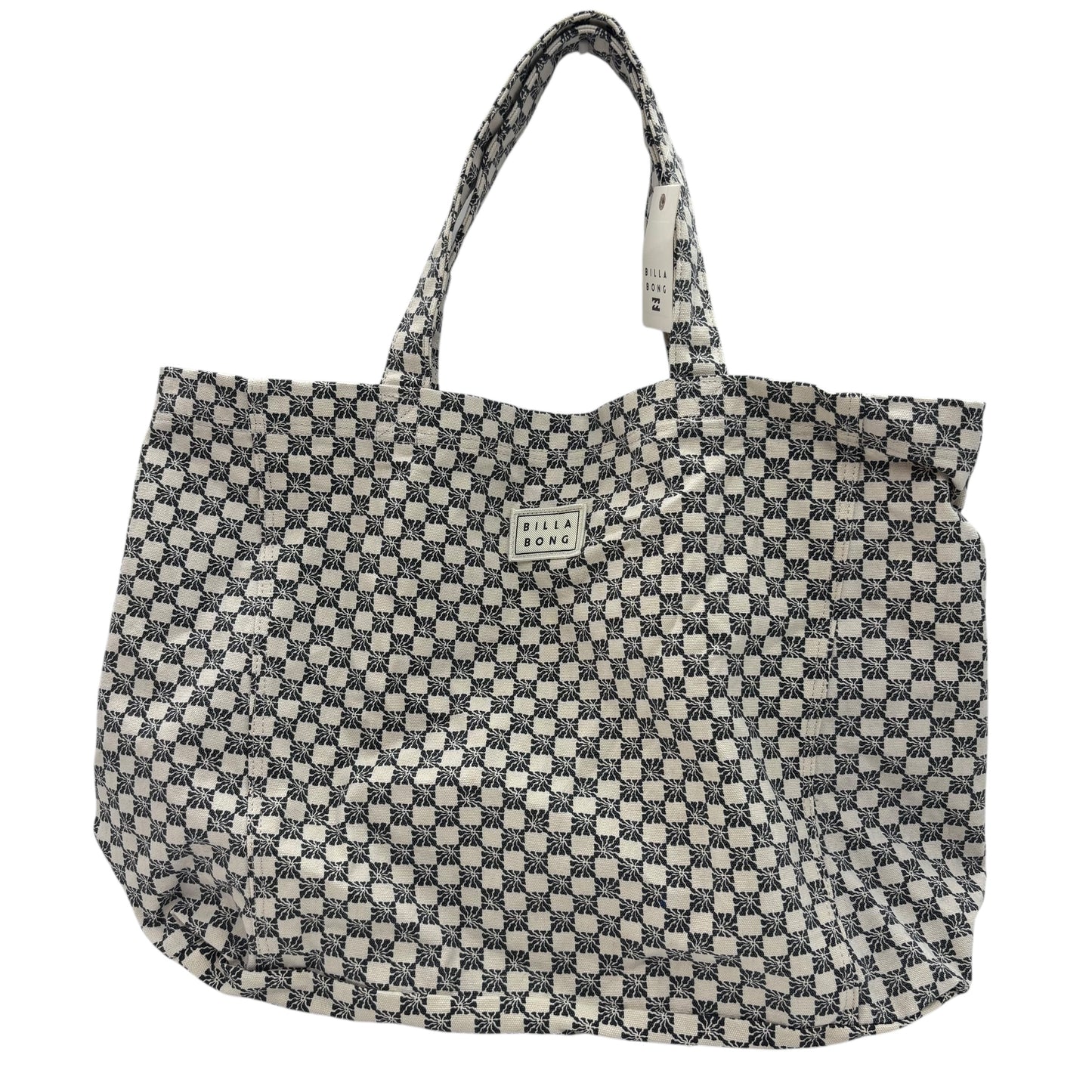 Tote By Billabong In Cream & Grey, Size:Large