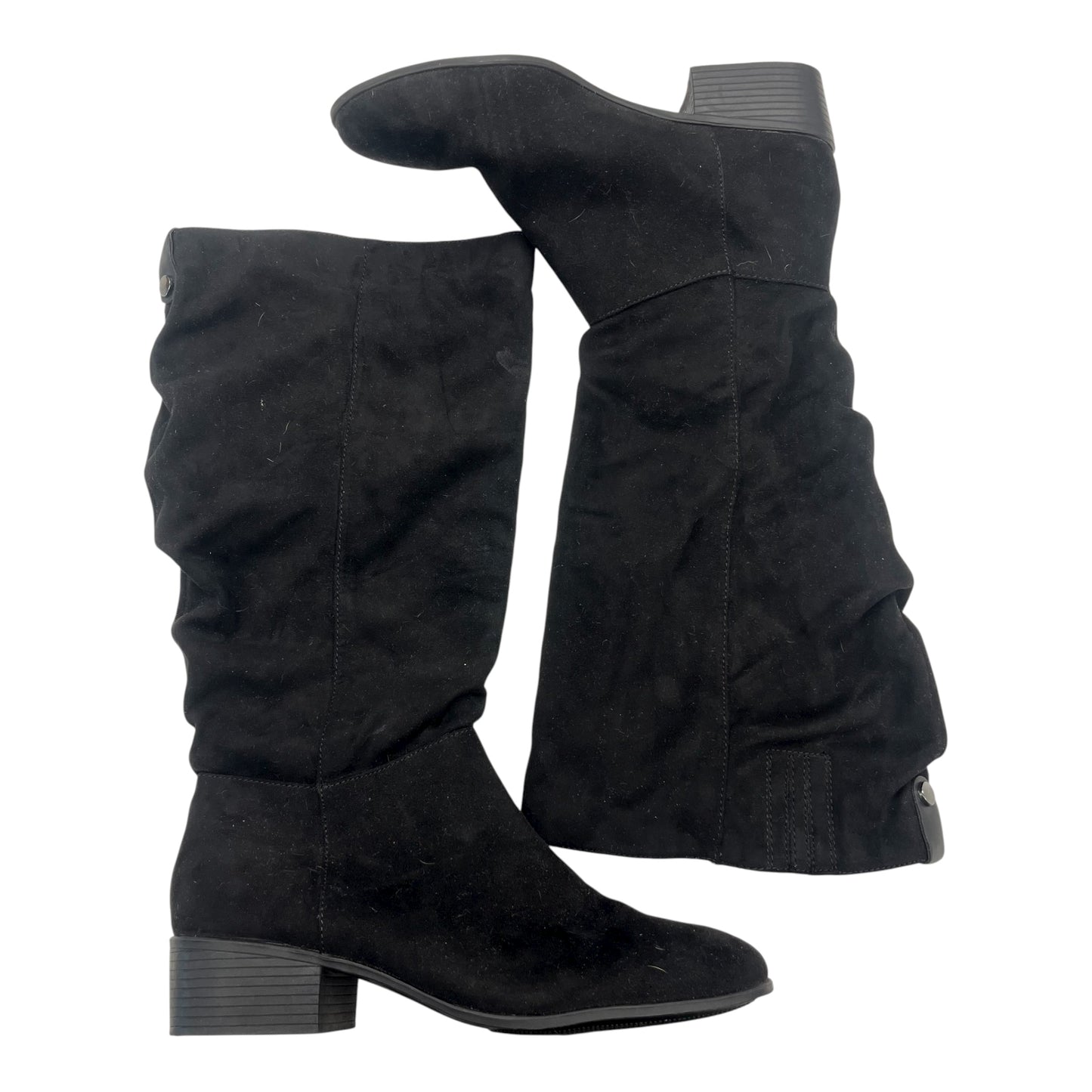 Boots Knee Flats By Cmf In Black, Size:10