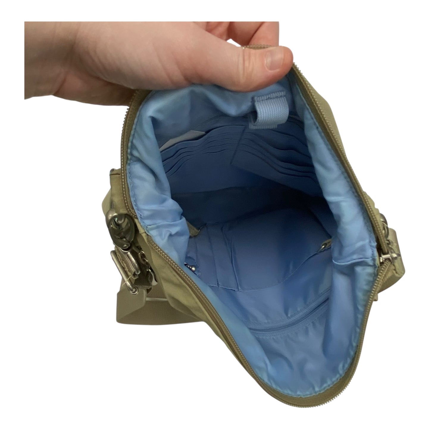 Crossbody By Baggallini In Tan, Size:Medium