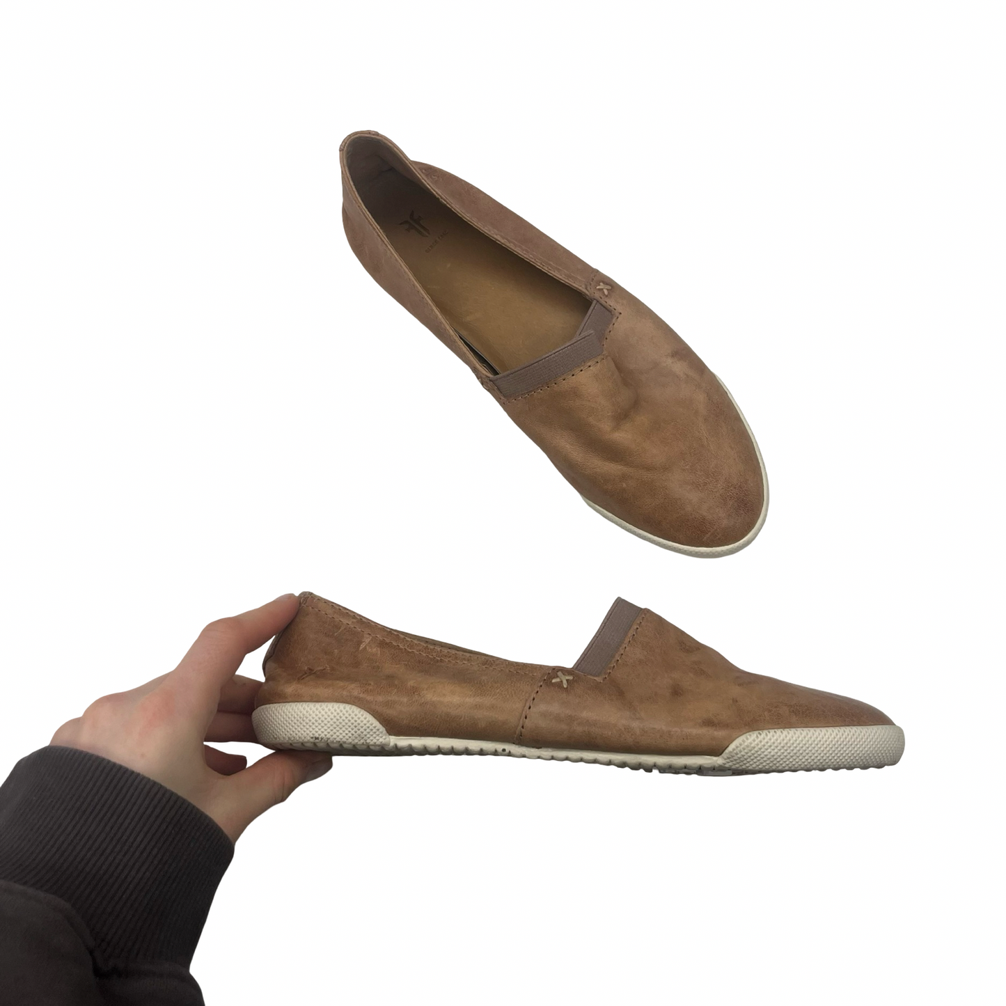 Shoes Designer By Frye In Brown, Size:7