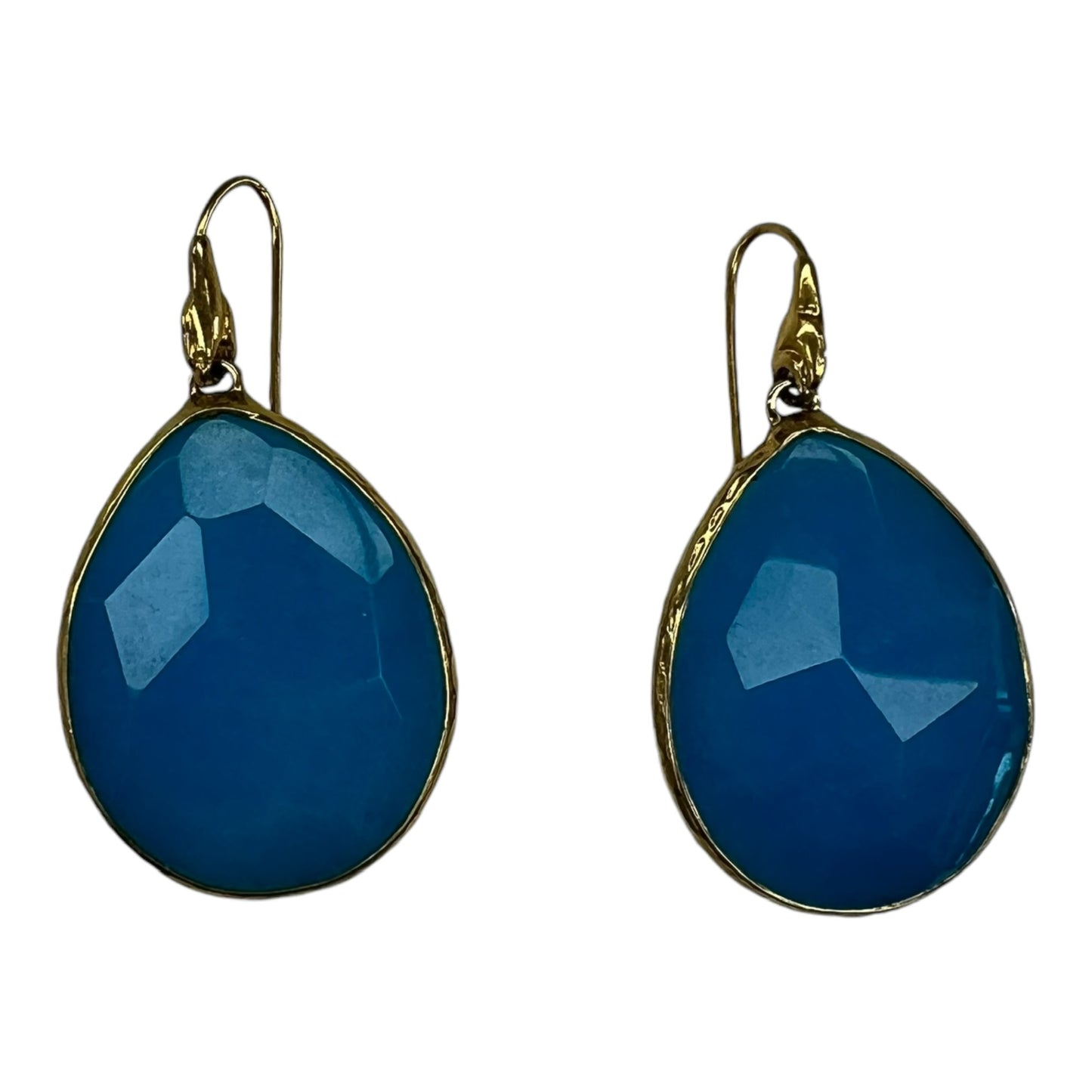 BLUE & GOLD EARRINGS DANGLE/DROP by CLOTHES MENTOR