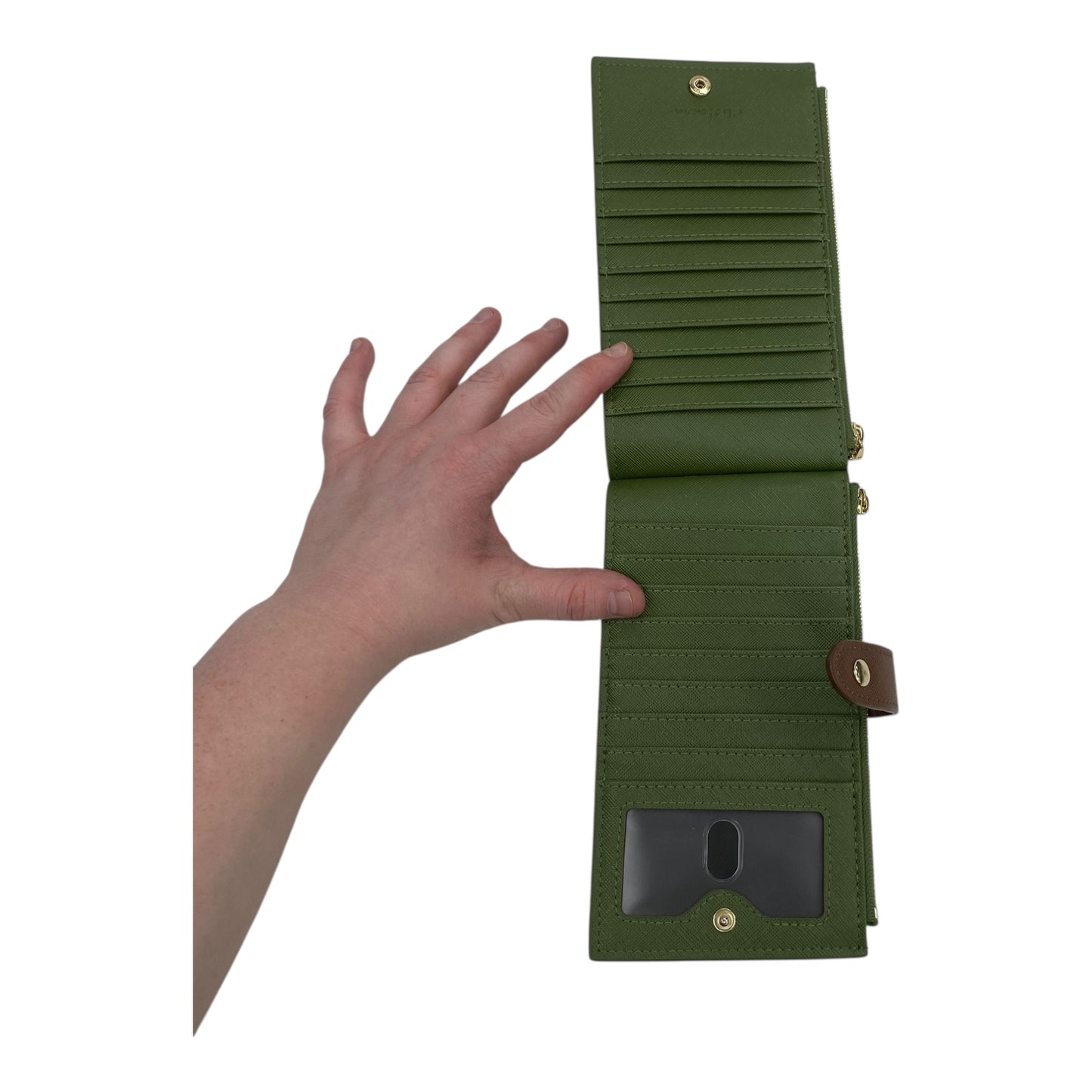 Wallet By Clothes Mentor In Green, Size:Medium