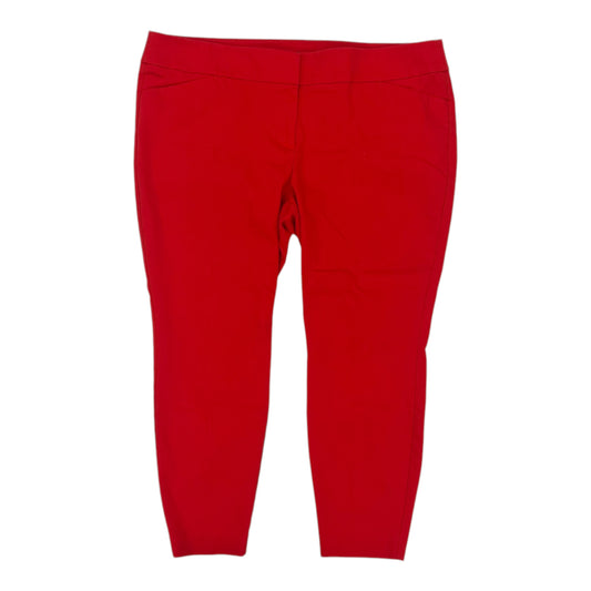Pants Chinos & Khakis By Loft In Red, Size:20
