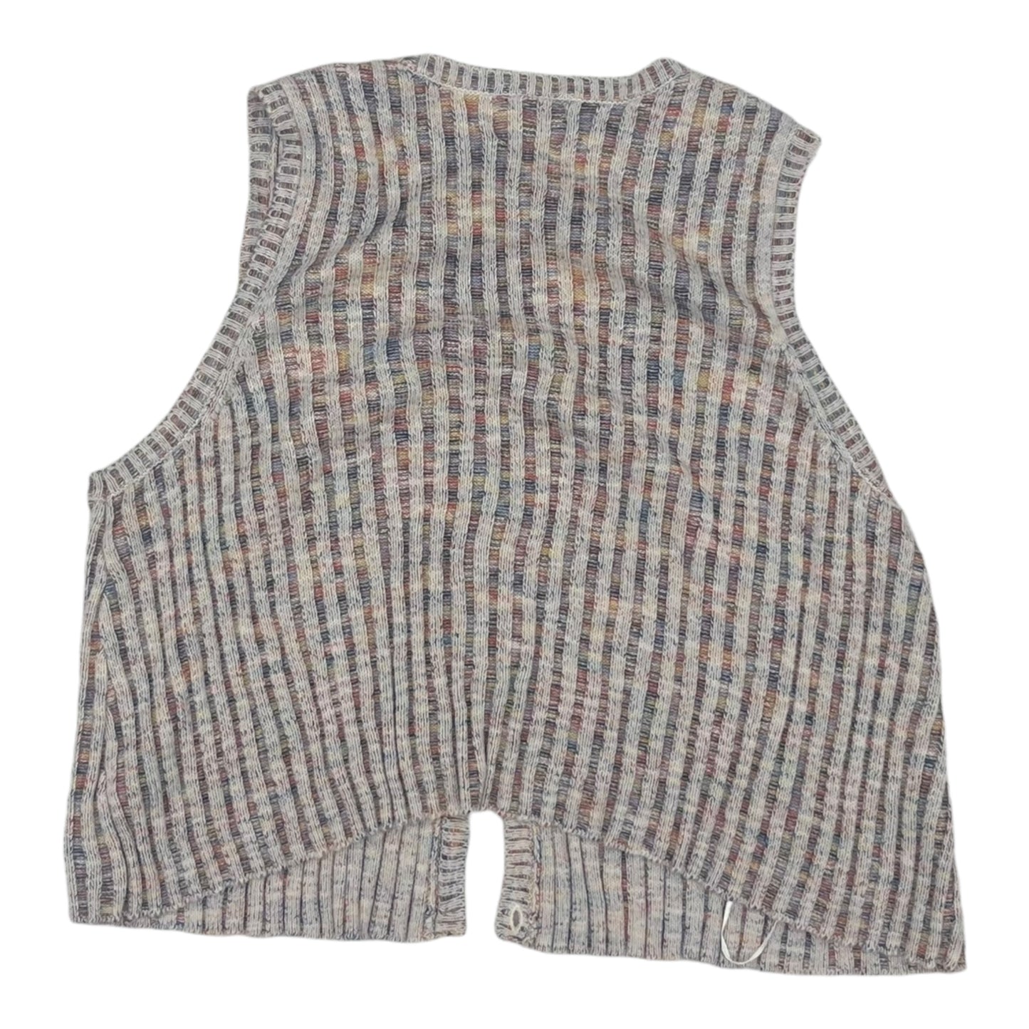 Vest Sweater By Universal Thread In Rainbow Print, Size:L