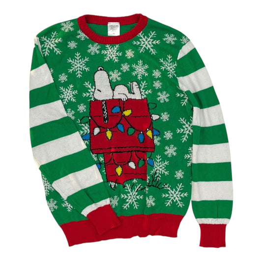 Sweater By Clothes Mentor In Green & Red, Size:Xl
