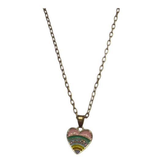Necklace Charm By Cmf In Gold & Pink