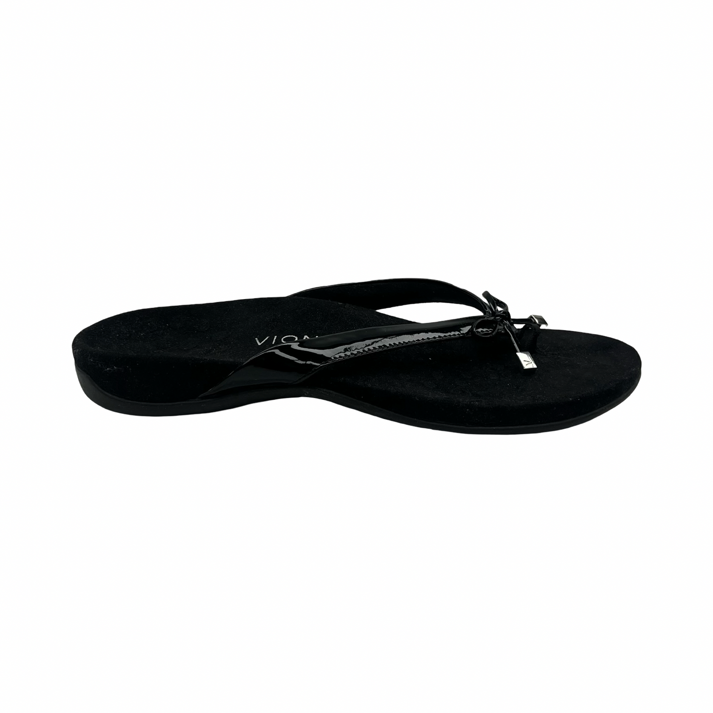 Sandals Flip Flops By Vionic In Black, Size:10