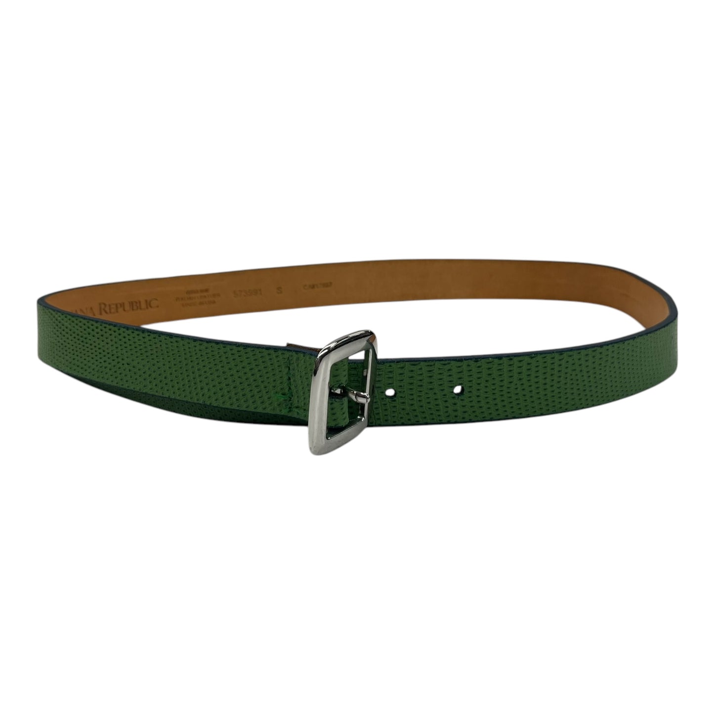 Belt Leather By Banana Republic In Green