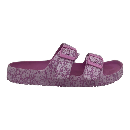 Sandals Flats By Shade & Shore In Pink, Size:7