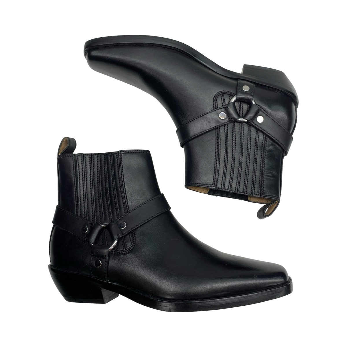 Boots Leather By Madewell In Black, Size:7