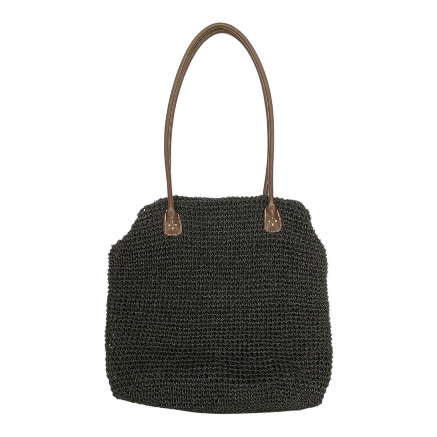 Handbag By Sonoma In Black & Tan, Size:Medium