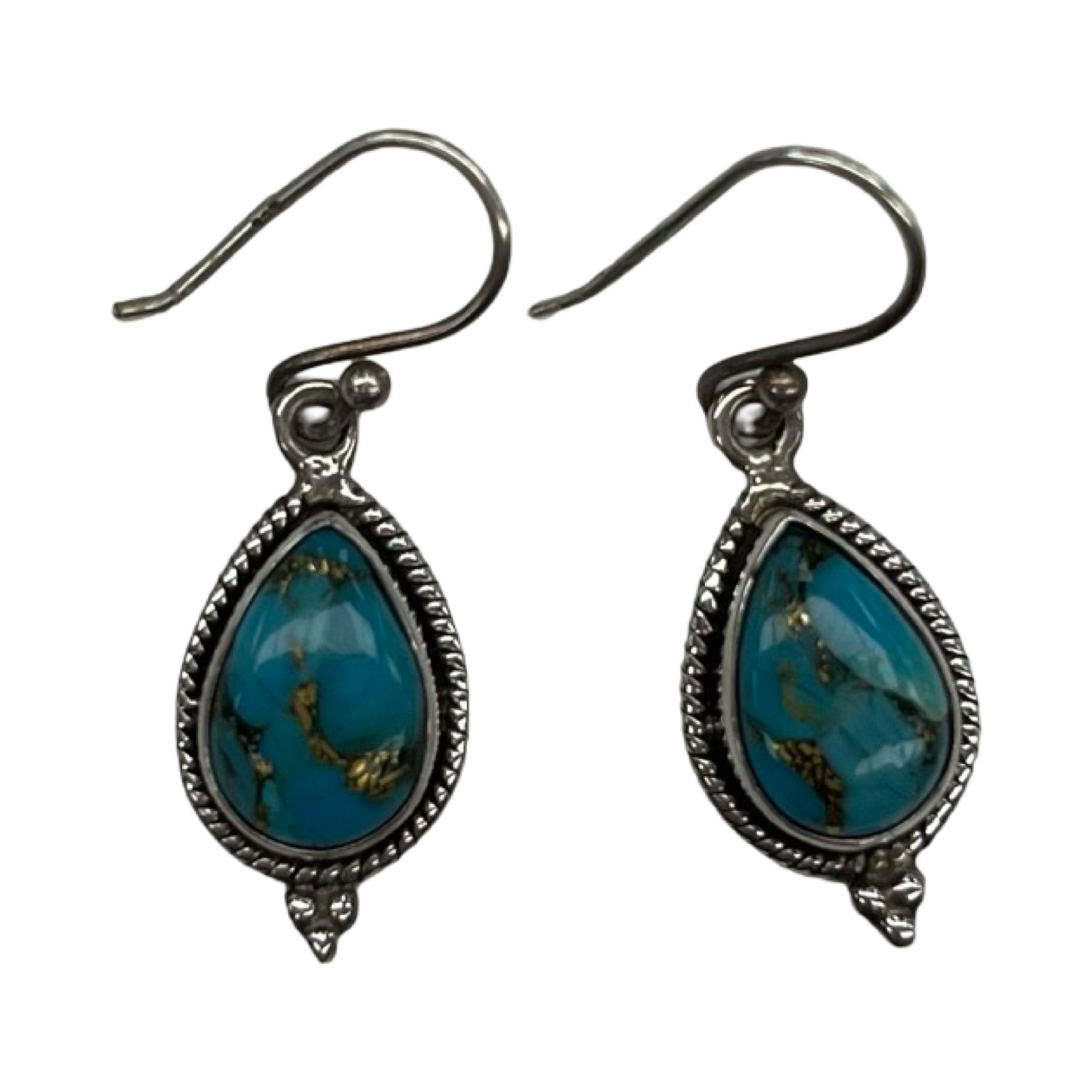 Earrings Sterling Silver By Clothes Mentor In Blue & Silver