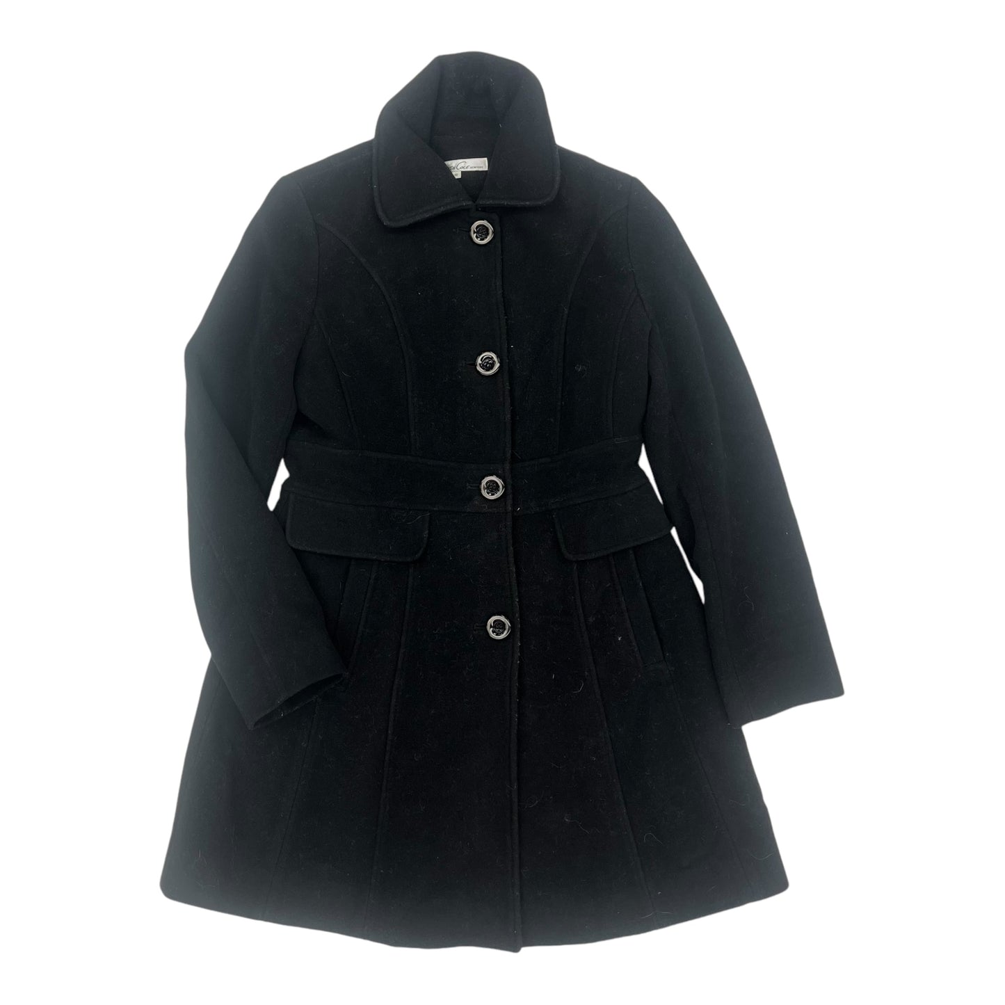 Coat Peacoat By Kenneth Cole In Black, Size:M