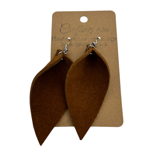 Earrings Dangle/Drop By Clothes Mentor In Brown