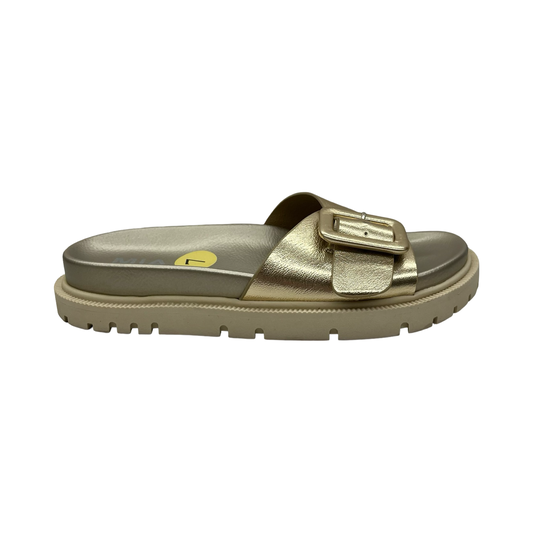 Sandals Flats By Mia In Gold