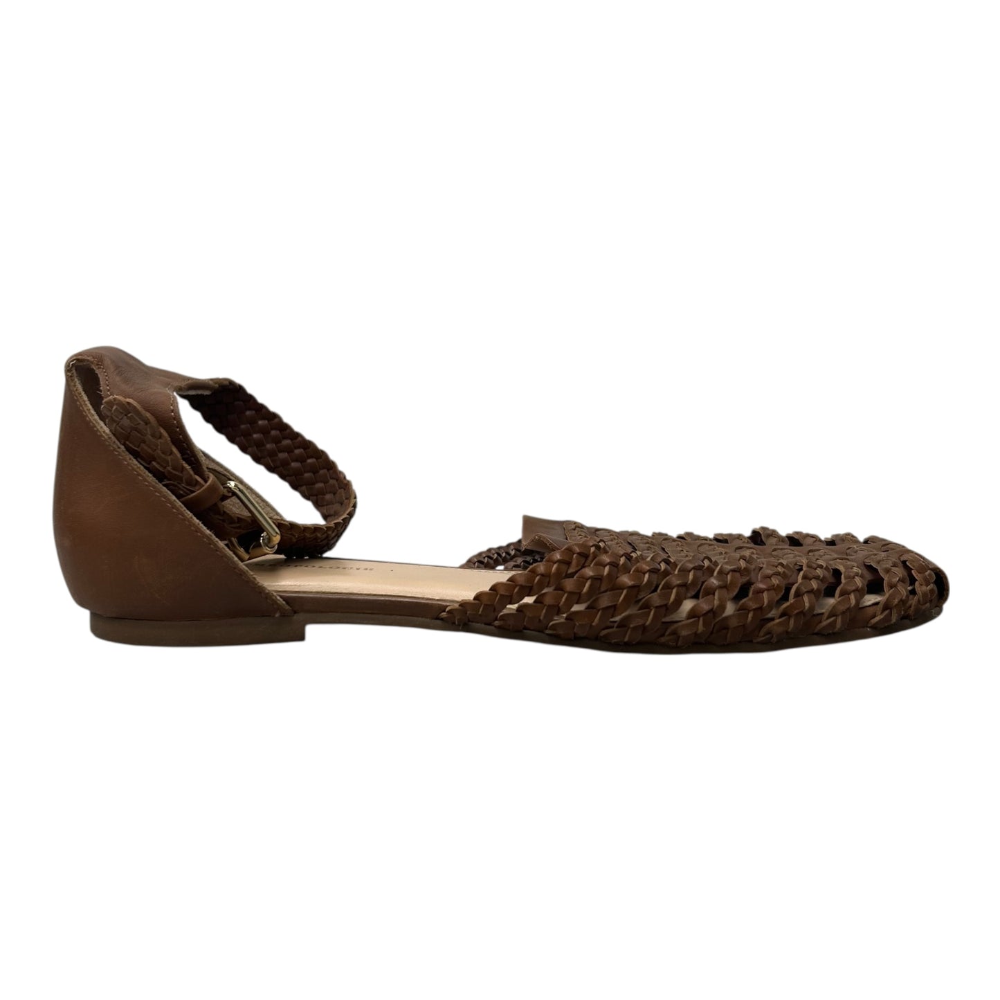 Shoes Flats By Anthropologie In Brown, Size:8.5